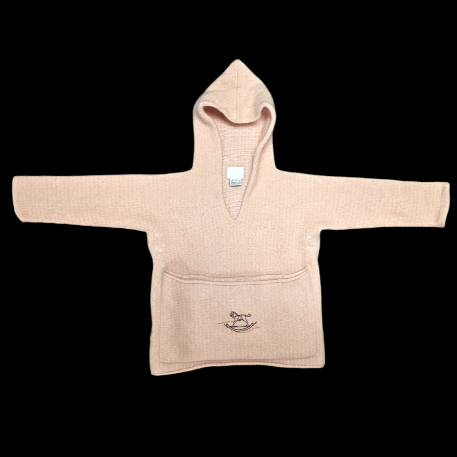 HERMES PULL KANGOUROU 2 ANS 100% CACHEMIRE 