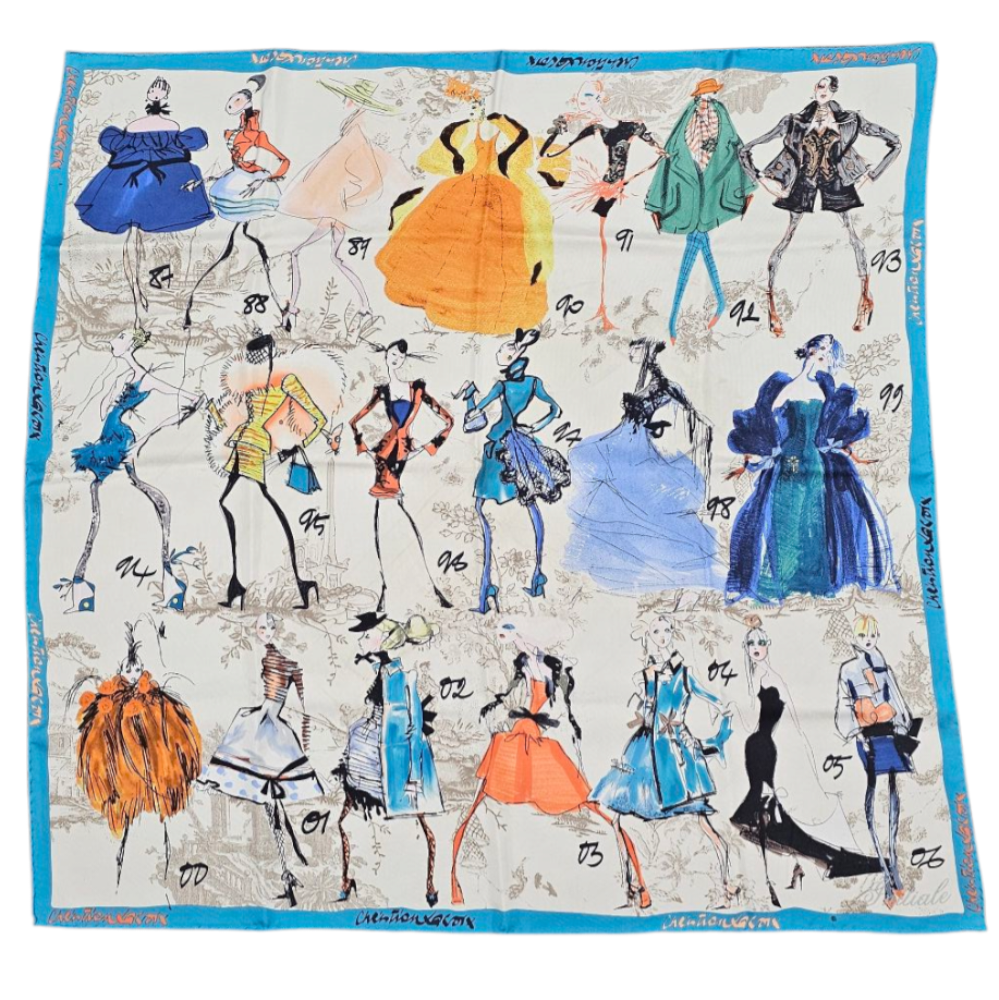 CHRISTIAN LACROIX CARRE CROQUIS MANNEQUINS DE MODE ED. SPEC. 20EME ANNIVERSAIRE