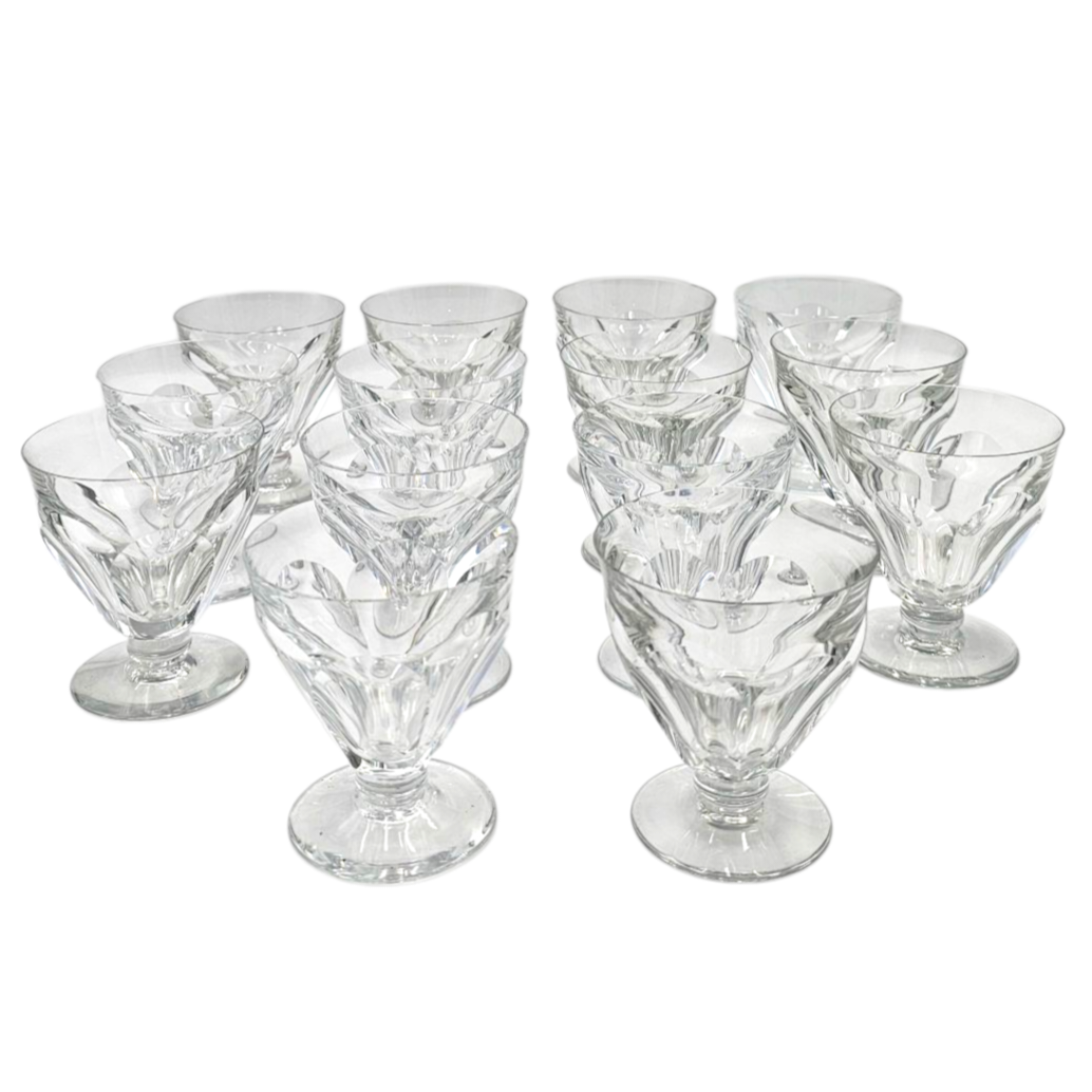 BACCARAT TALLEYRAND 14 VERRES A VIN ROUGE 9 CM 2 EN L ETAT 