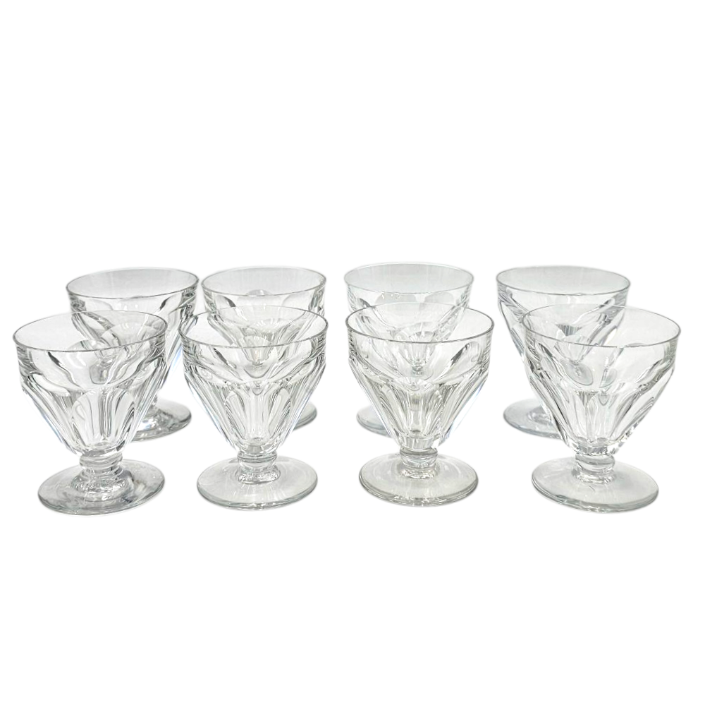 BACCARAT TALLEYRAND 8 VERRES A VIN BLANC 8 CM 
