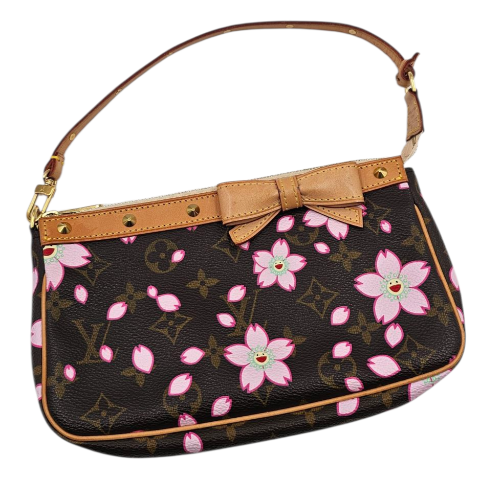 LOUIS VUITTON POCHETTE ACCESSOIRES CHERRY BLOSSOM (AR0013) ED. LIMITEE + DB