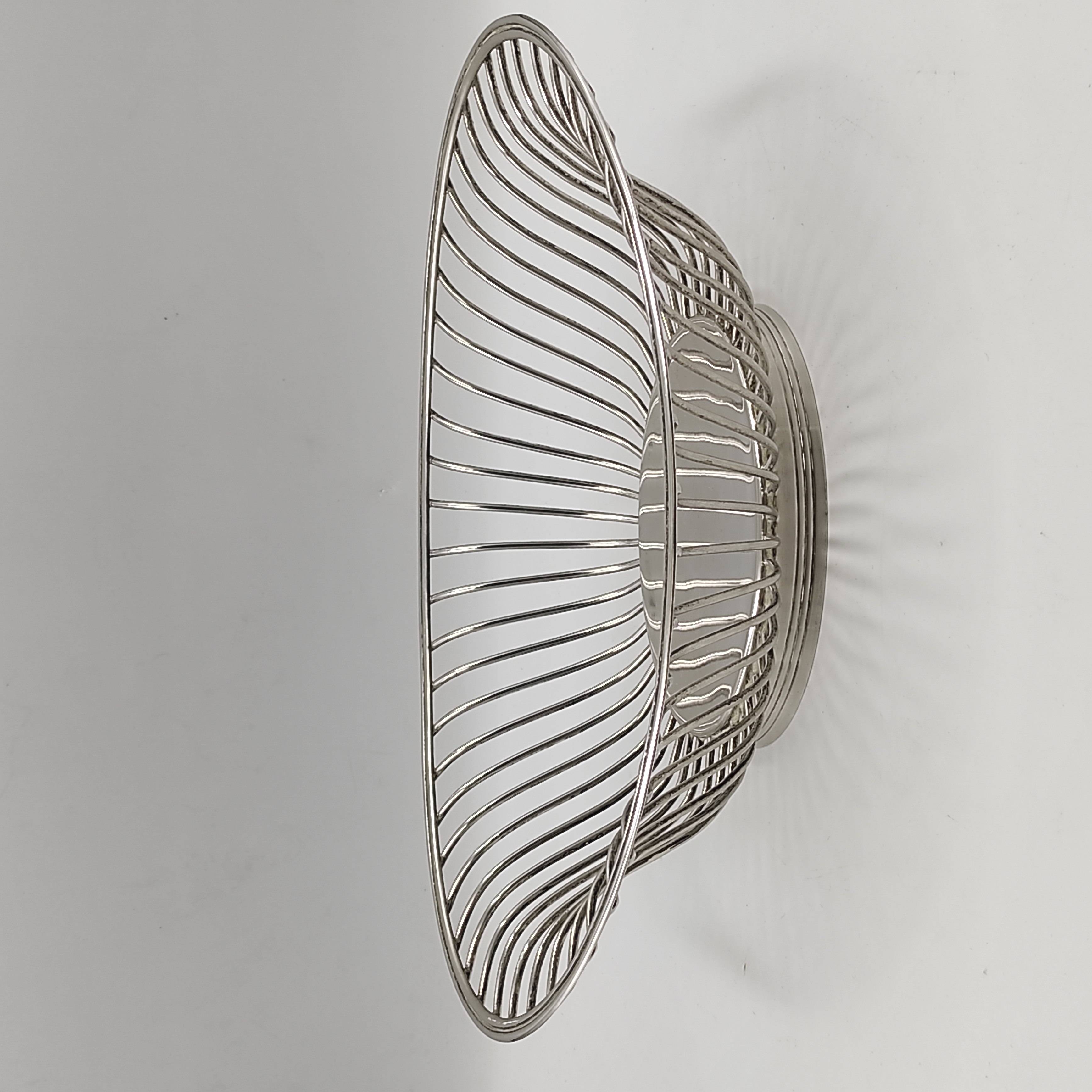 CHRISTOFLE COLLECTION GALLIA CORBEILLE A PAIN EN METAL ARGENTE