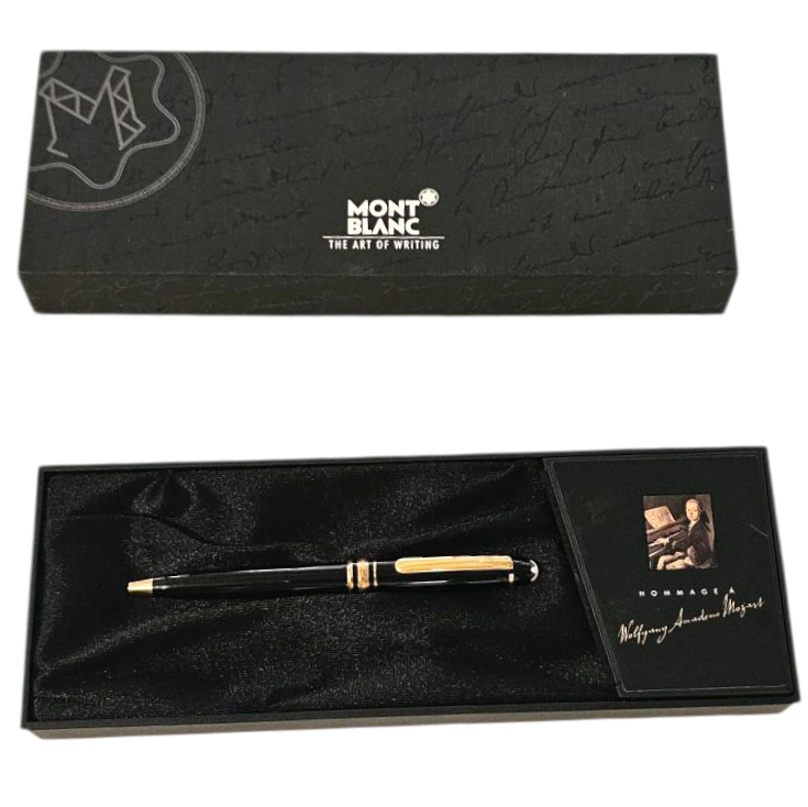 MONTBLANC HOMMAGE A W.A. MOZART STYLO BILLE PM (GP1079585) + ECRIN 