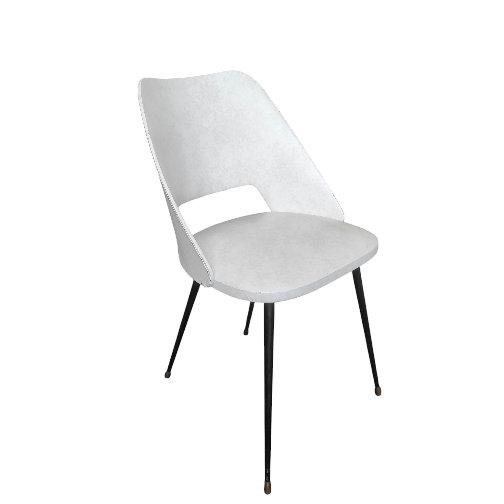 CHAISE BLANCHE ANNEES 50 46/77/43 CM