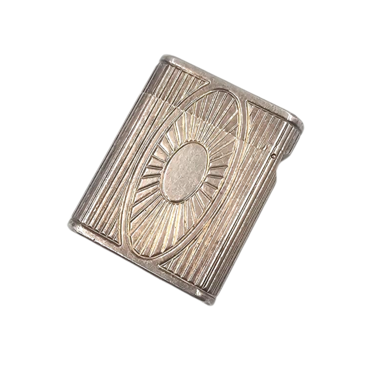 DUPONT BRIQUET SOUBRENY (1A2GTI8) EN PLAQUE ARGENT