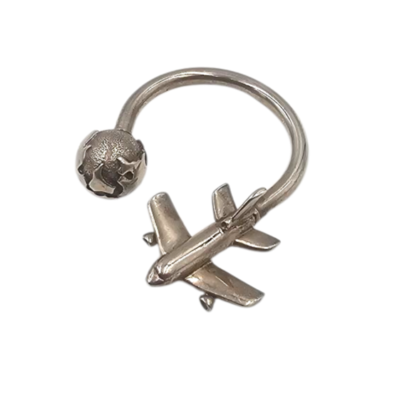 TIFFANY & CO PORTE-CLES AVION EN ARGENT (925) 17.31GR 