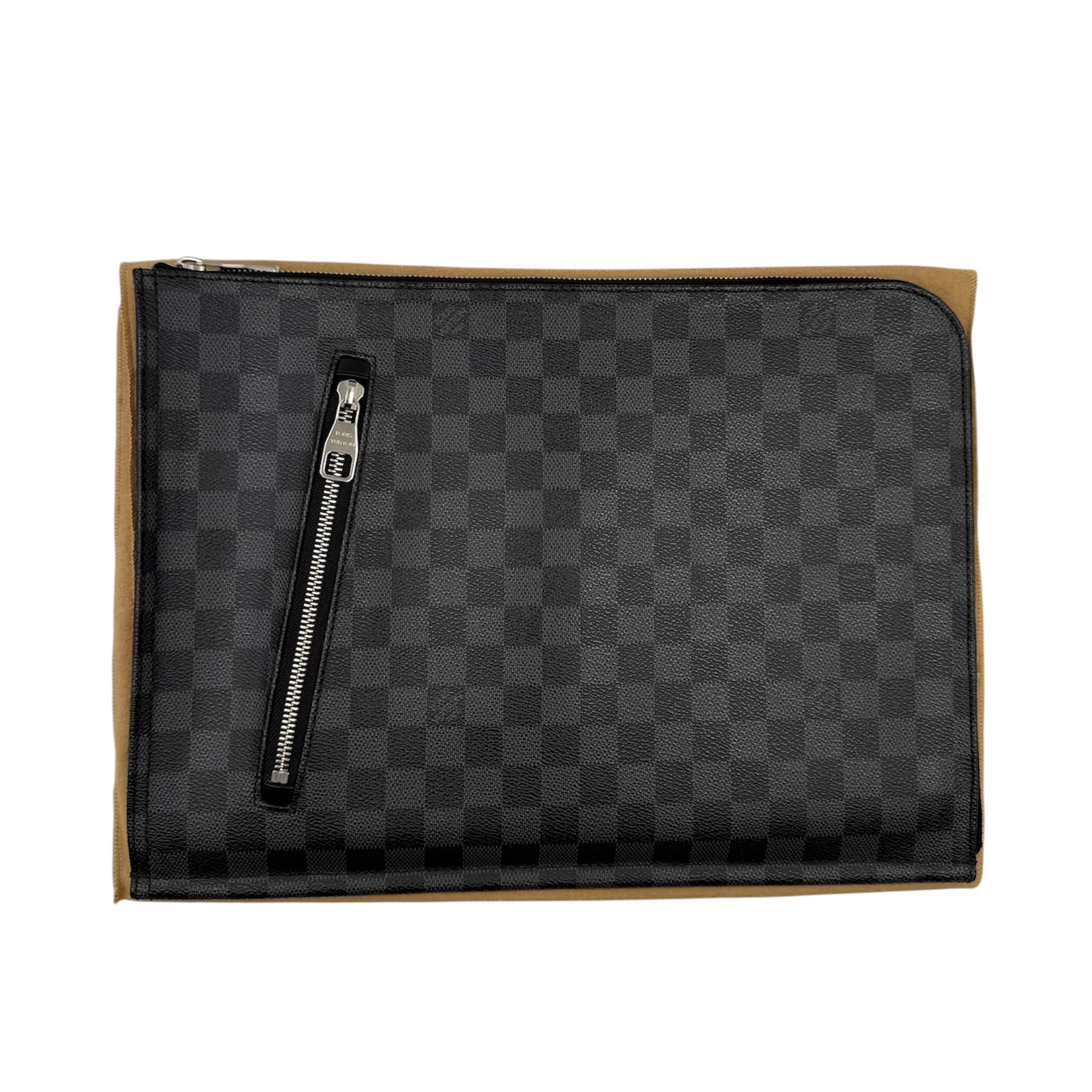LOUIS VUITTON PORTE-DOCUMENTS DAMIER GRAPHITE (SR0163) CIRCA 2013 + DUST BAG