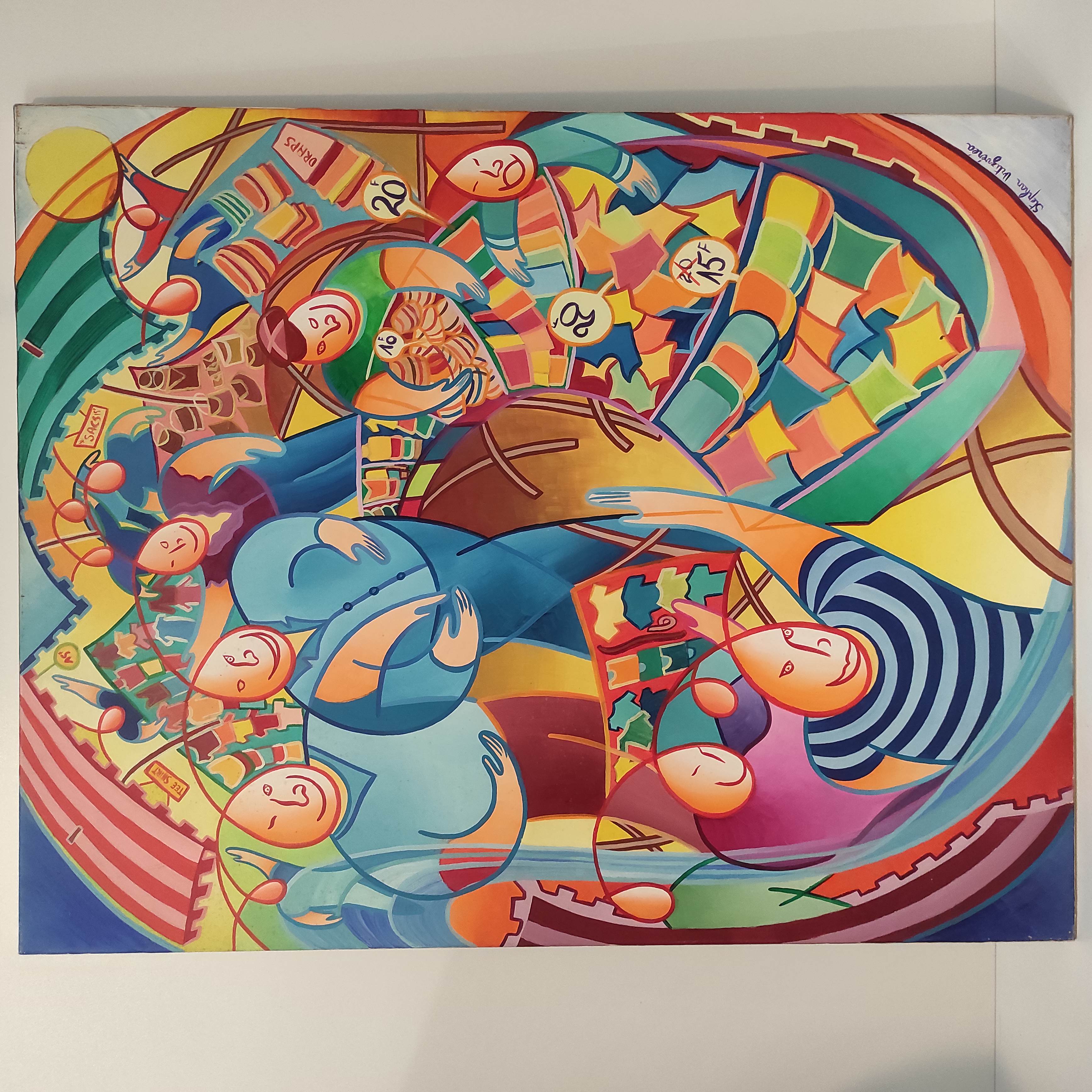 STEPHAN URTIZVEREA HST LE MARCHE 92 x 73 CM