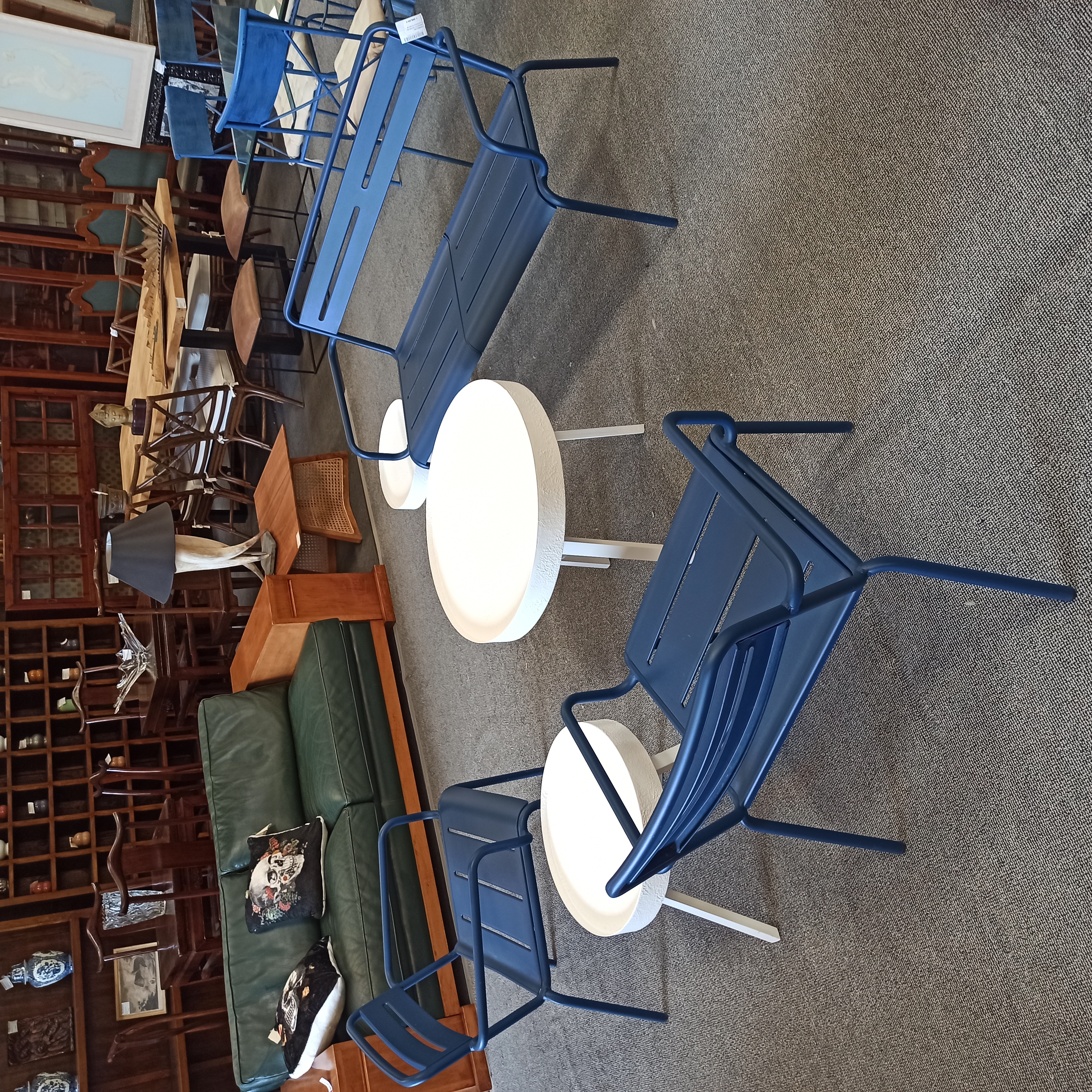 ENSEMBLE EMU BANQUETTE 130/73/65 CM + 2 FAUTEUILS 73/73/65 CM
