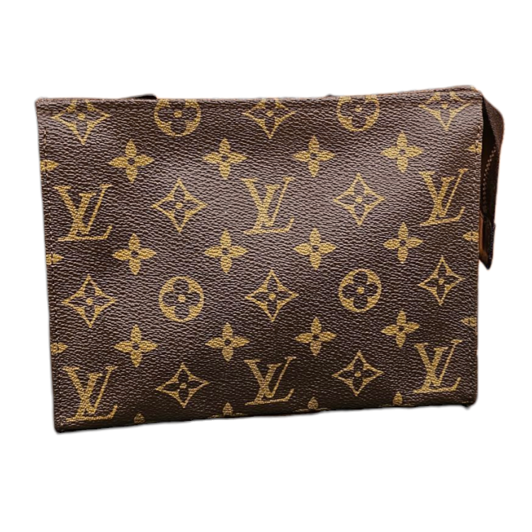 LOUIS VUITTON POCHE TOILETTE 19 EN TOILE MONOGRAM VINTAGE + DUST BAG + BOITE