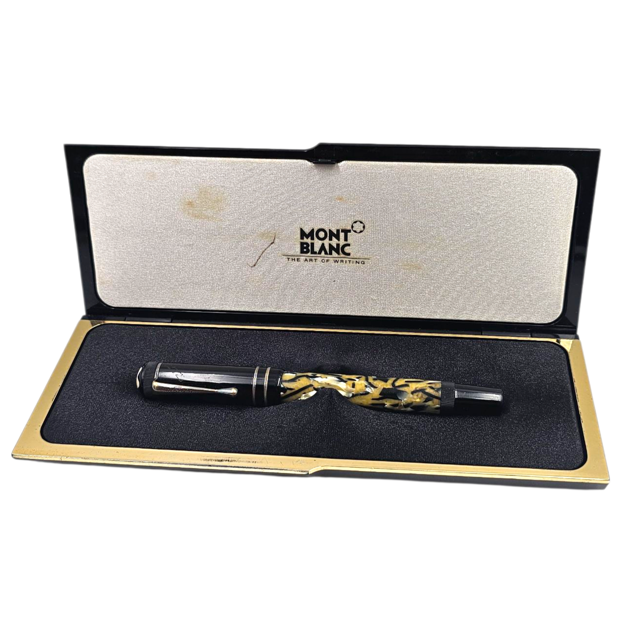 MONTBLANC STYLO PLUM OR (750) ED. SPECIALE O. WILDE EX. N°11900/20000 + FLACON