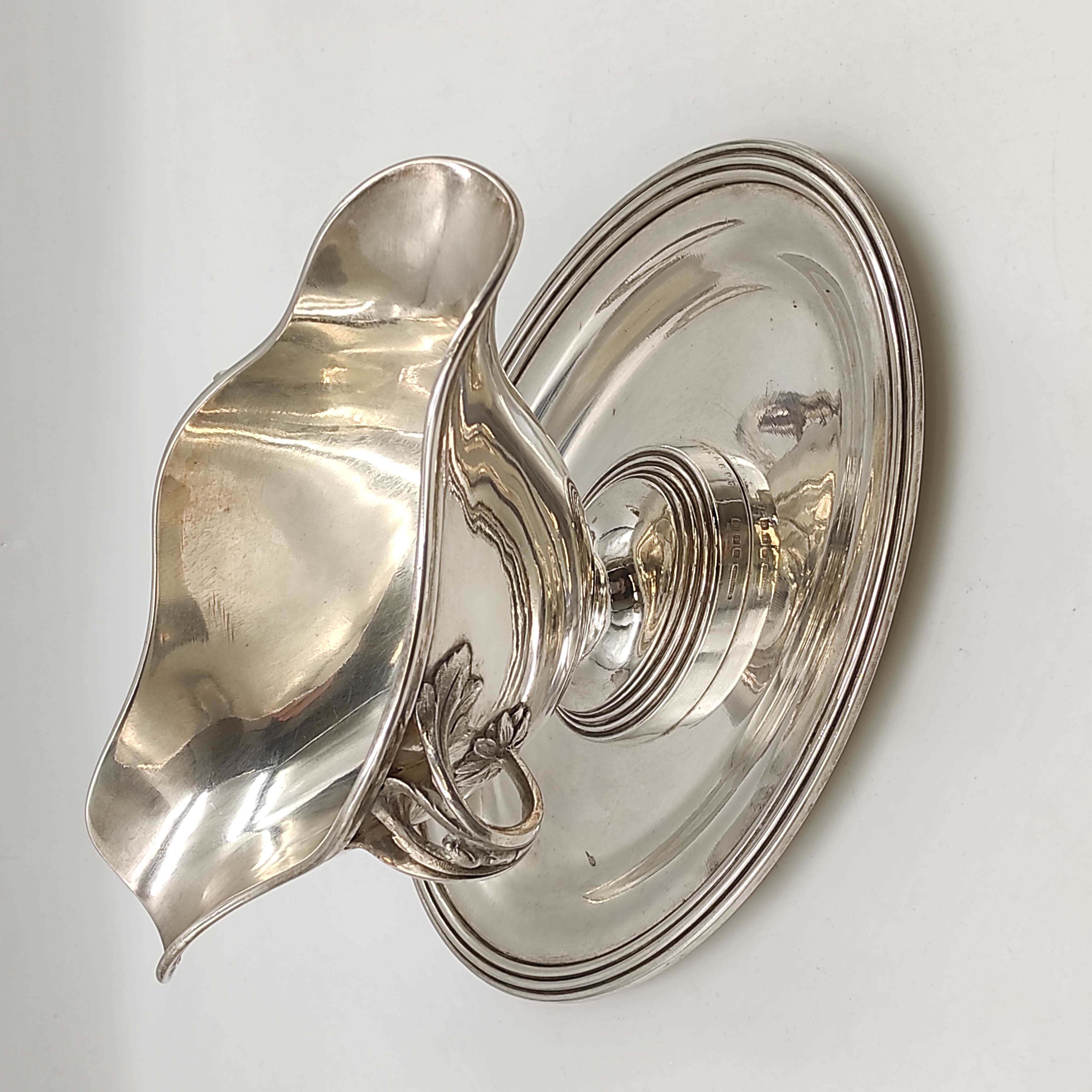 CHRISTOFLE MARLY SAUCIERE 2 BECS SUR DORMANT EN METAL ARGENTE