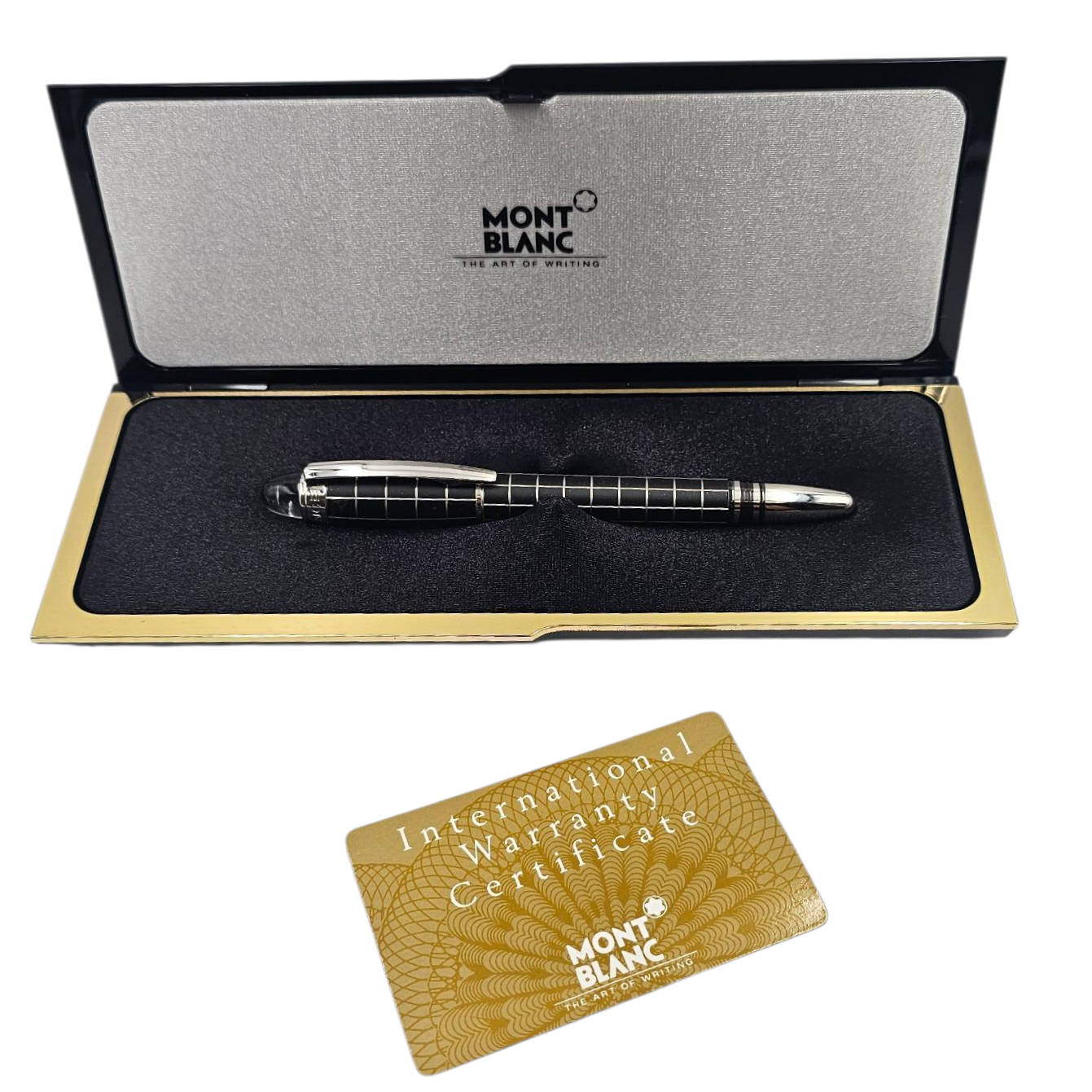MONTBLANC STARWALKER METAL RUBBER STYLO PLUME OR (14K) (GL2622669) + ECRIN