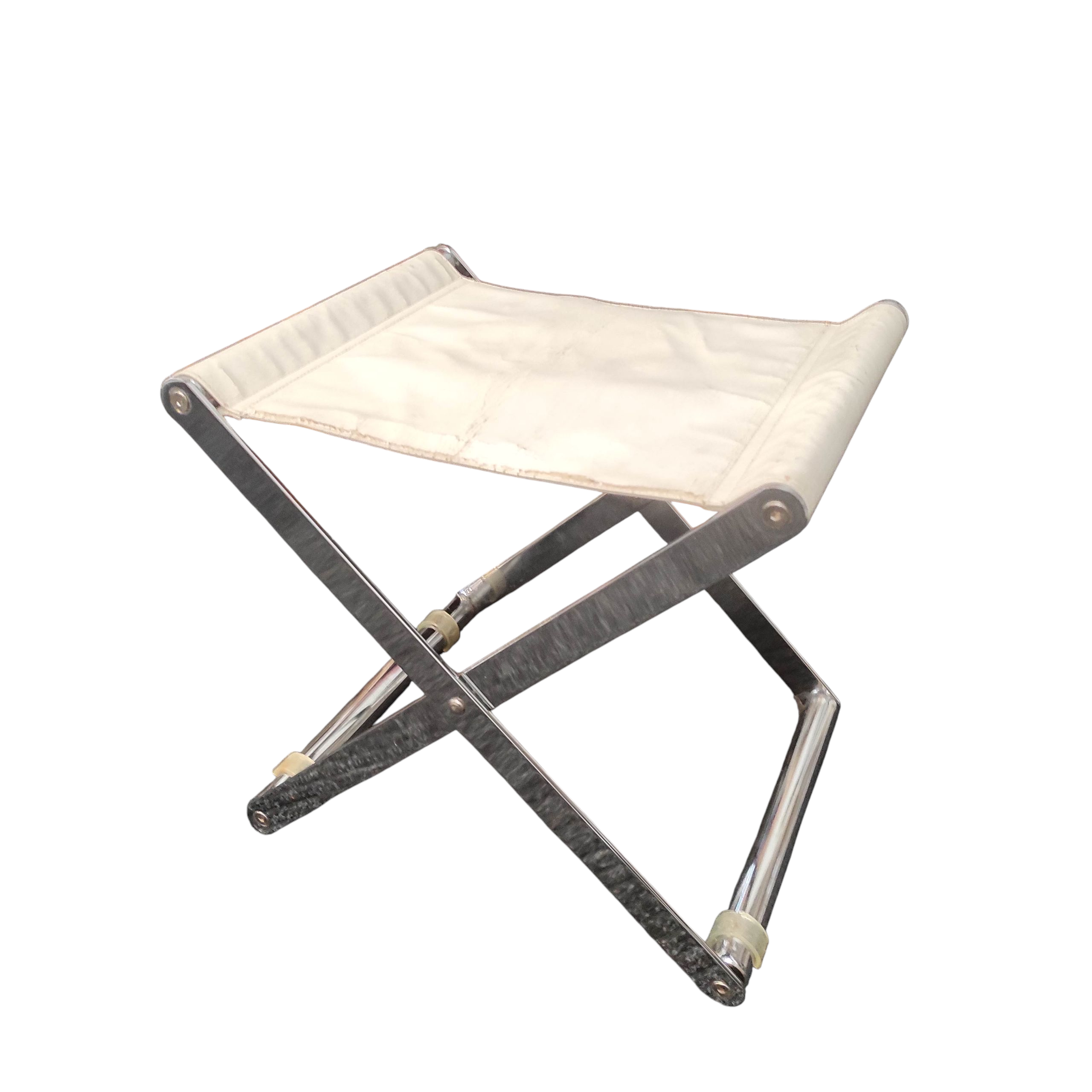 TABOURET PLIANT ATTRIBUE ENRICO TONUCCI 41/37 CM 