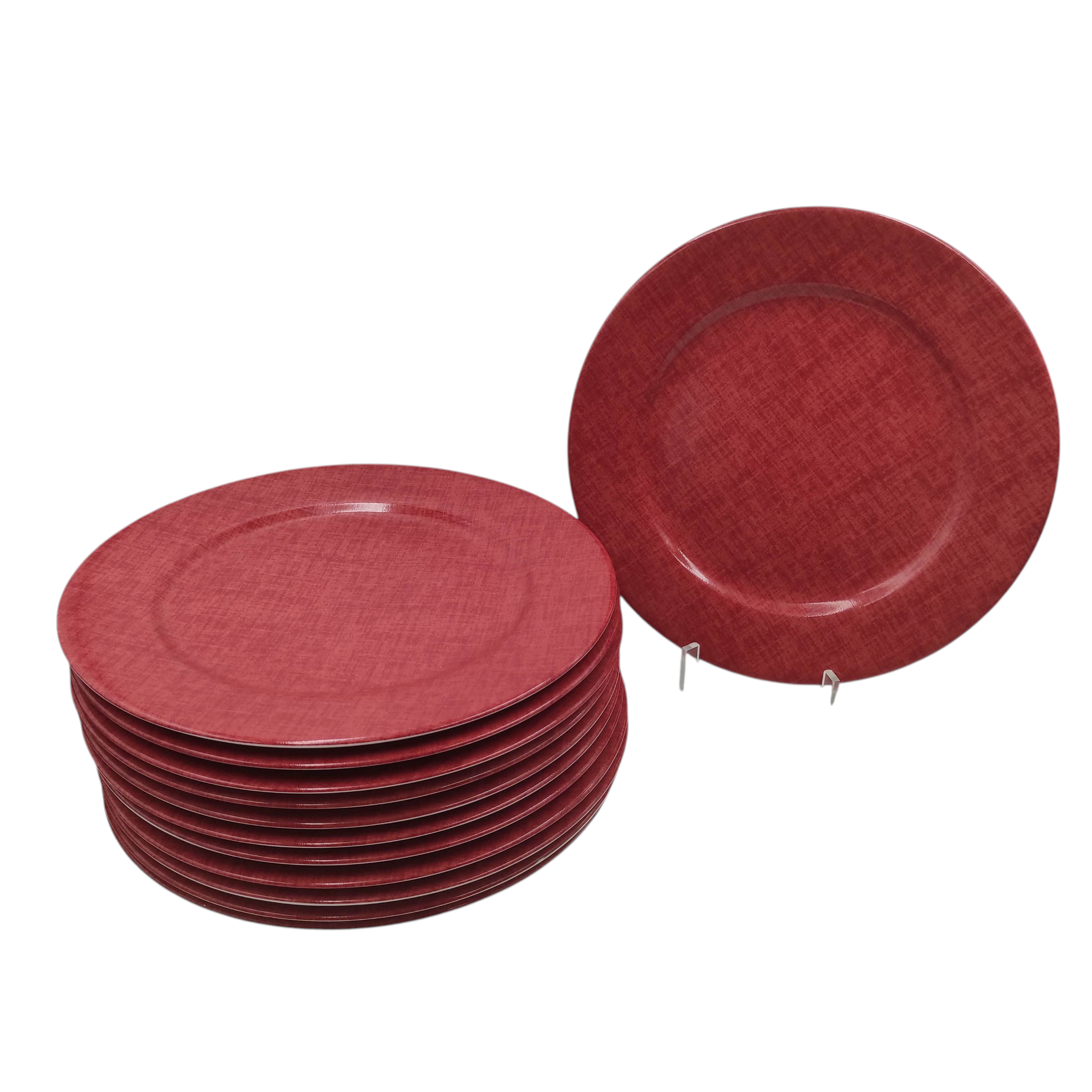 PATRICK FREY LIMOGES LES TOILES 12 ASSIETTES EN PORCELAINE DIAM 30 CM (EGRENURES