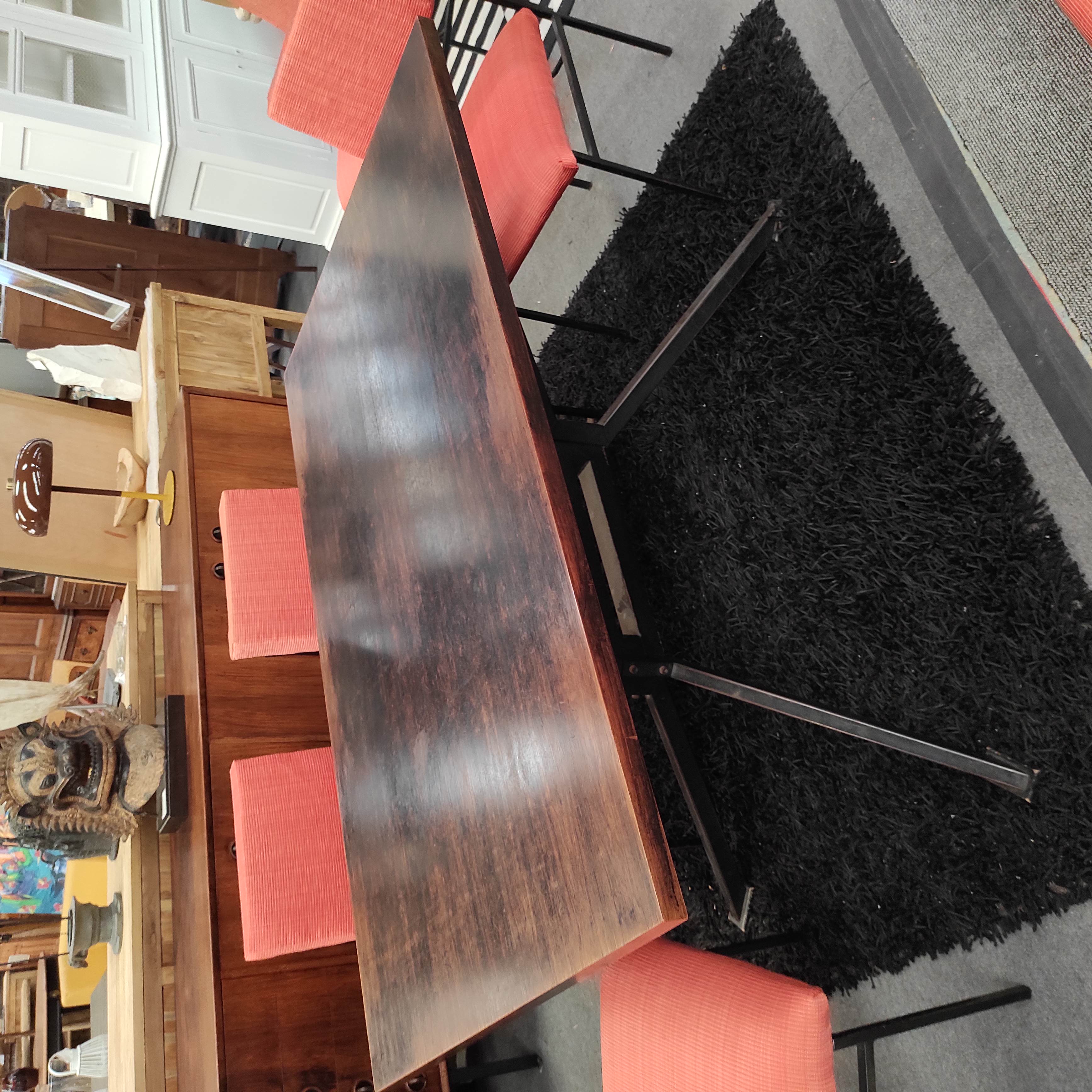 TABLE DE REPAS 2 ALLONGES DE STYLE SCANDINAVE 180/240/76/100 CM