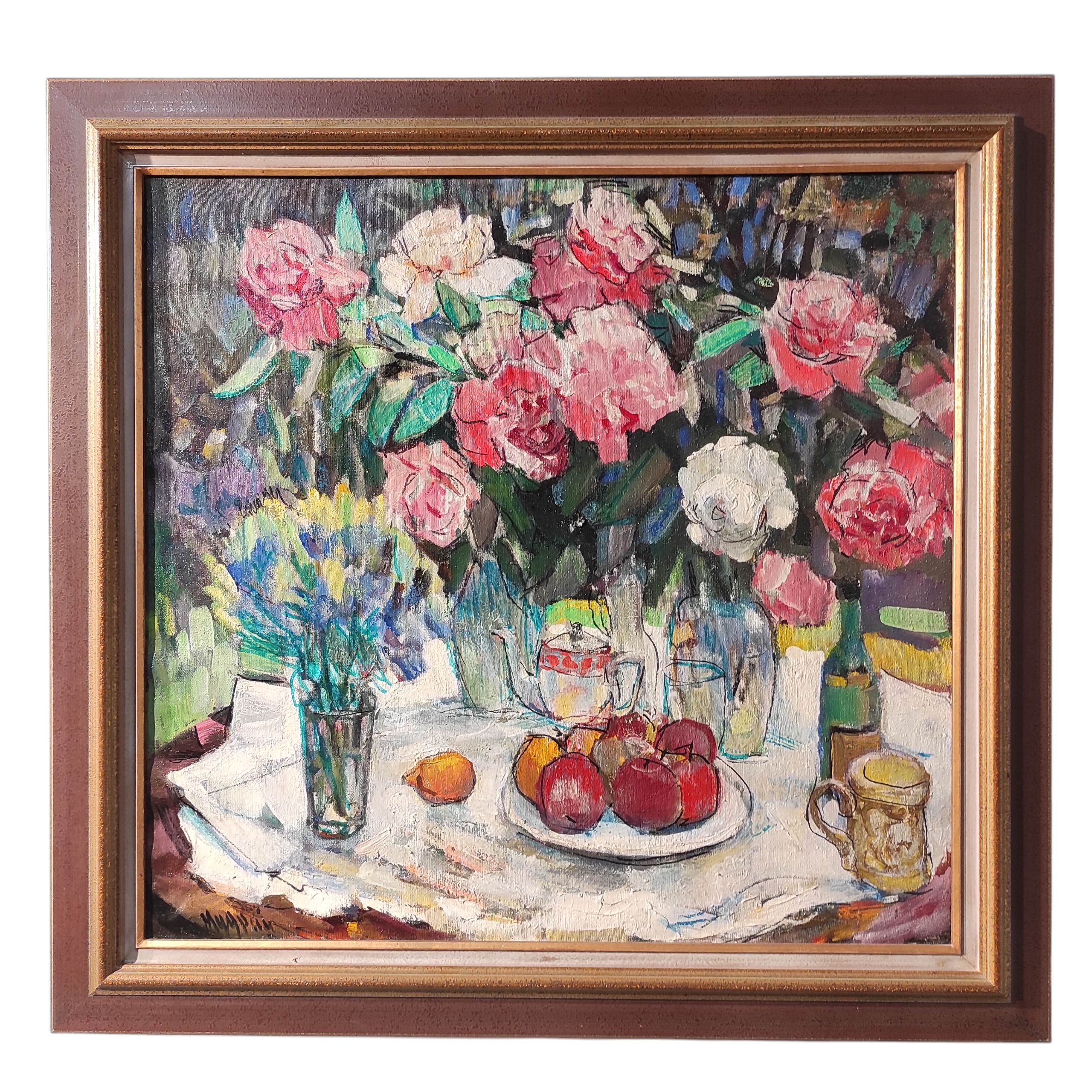 MAGNIN HST LE BOUQUET ROSE 98 x 93 HC 