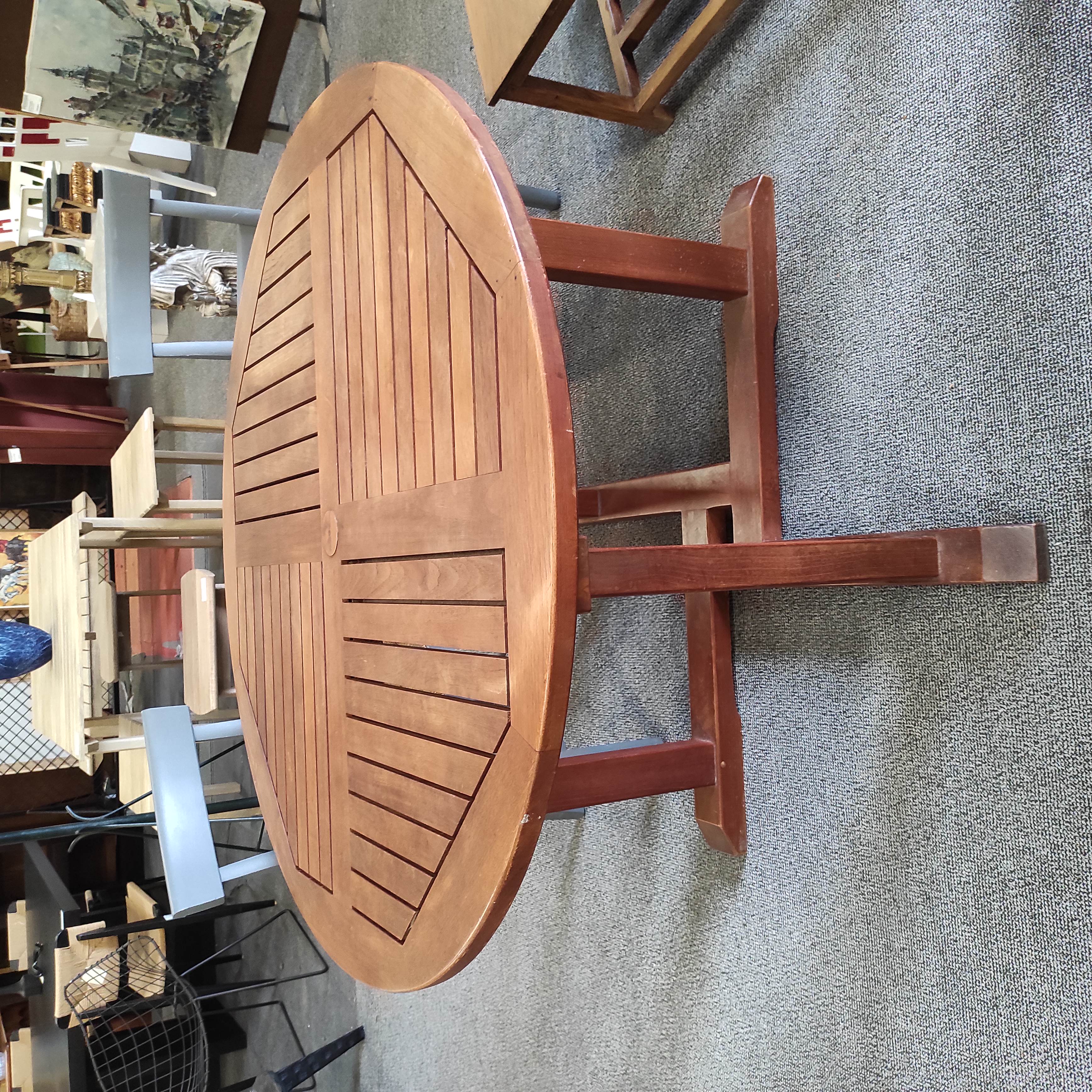 VLAEMYNCK TABLE DE JARDIN EN TECK 120 x 75 CM