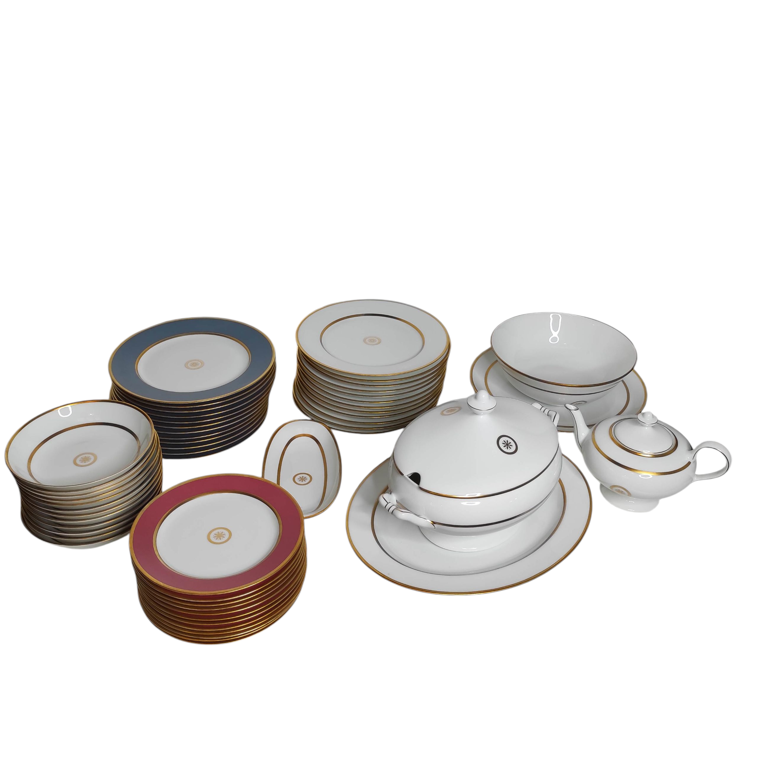 LIMOGES BERNARDAUD SPARTE SERVICE DE TABLE 54 PIECES