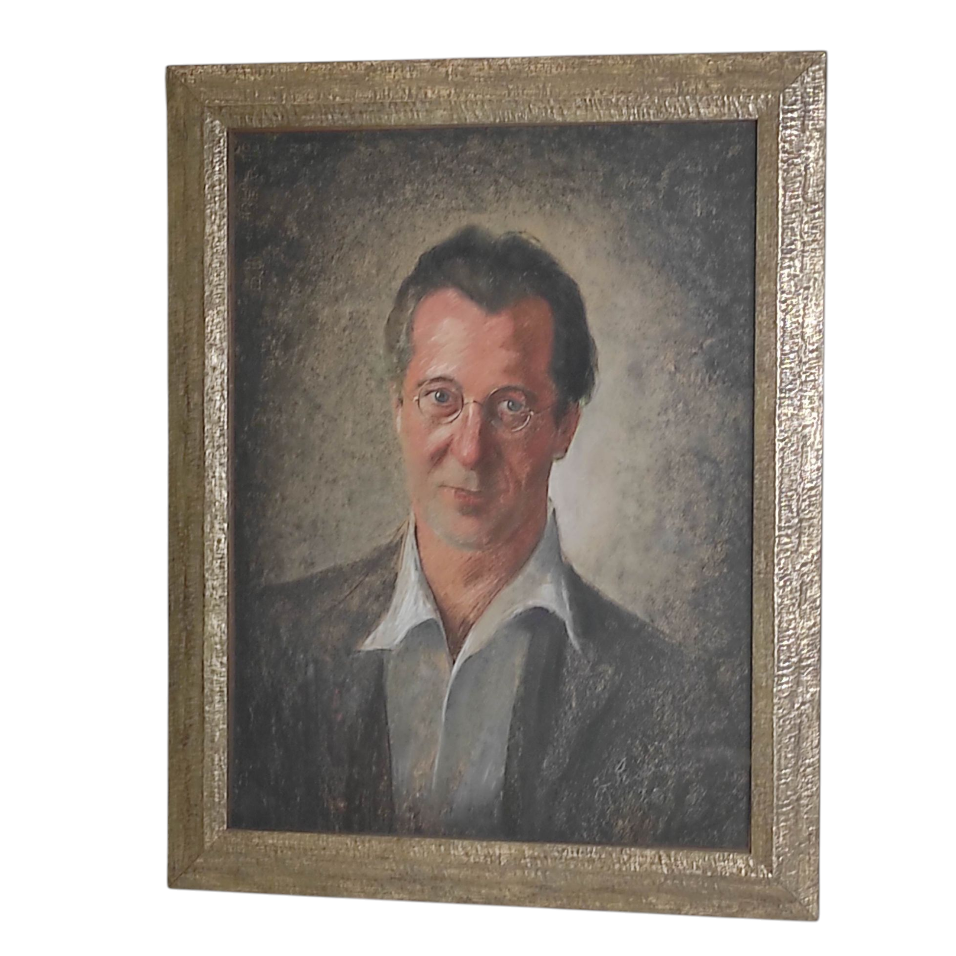 PASTEL L HOMME AUX LUNETTES RONDES 