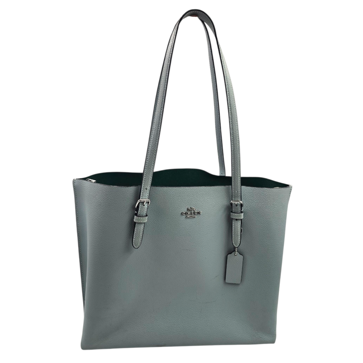 COACH SAC CABAS MOLLIE EN CUIR SARCELLE CLAIR (A2266-1671) + DUST BAG