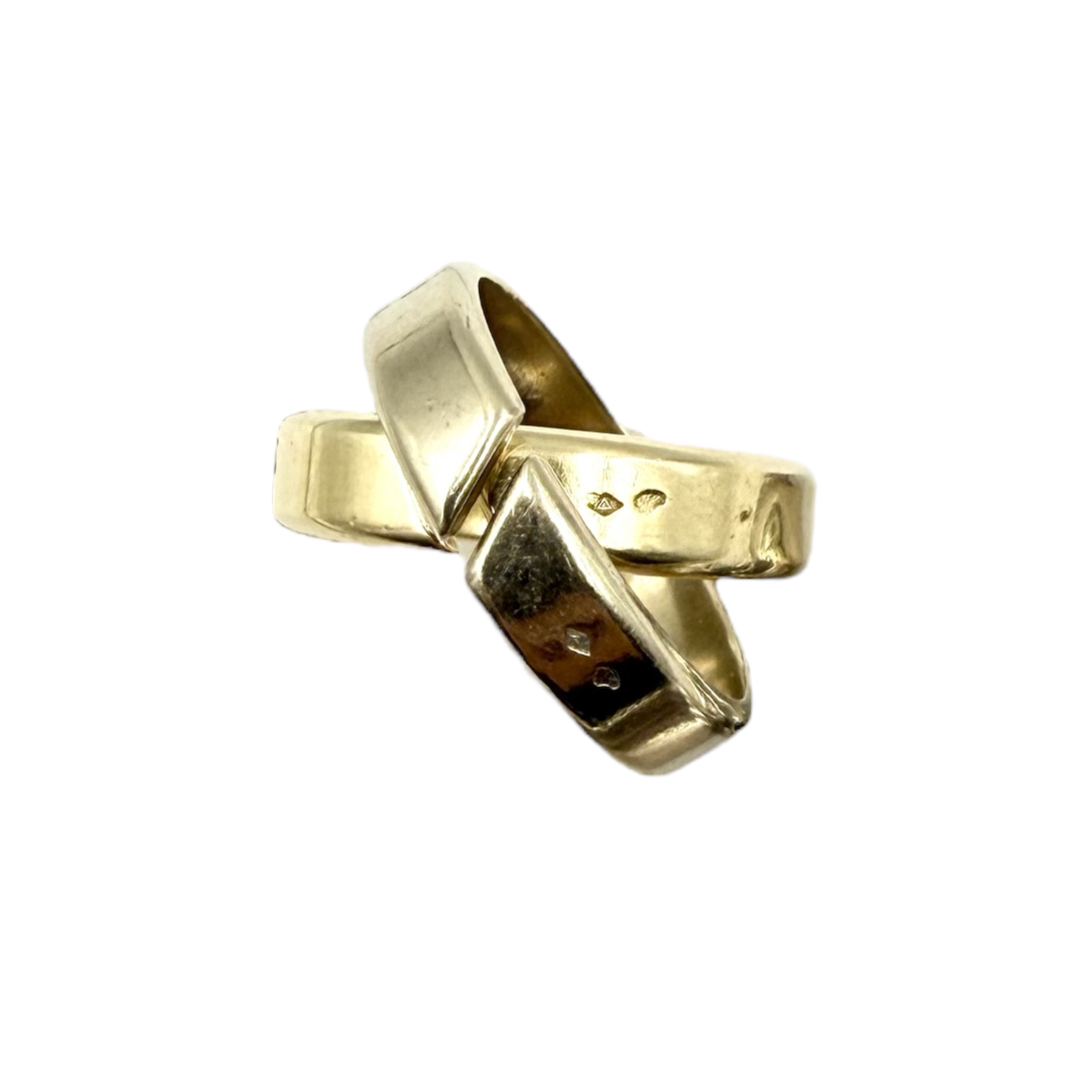 HERMES BAGUE PASSE PASSE EN OR (AIGLE 750) (57678) 16,08 GR T.60 
