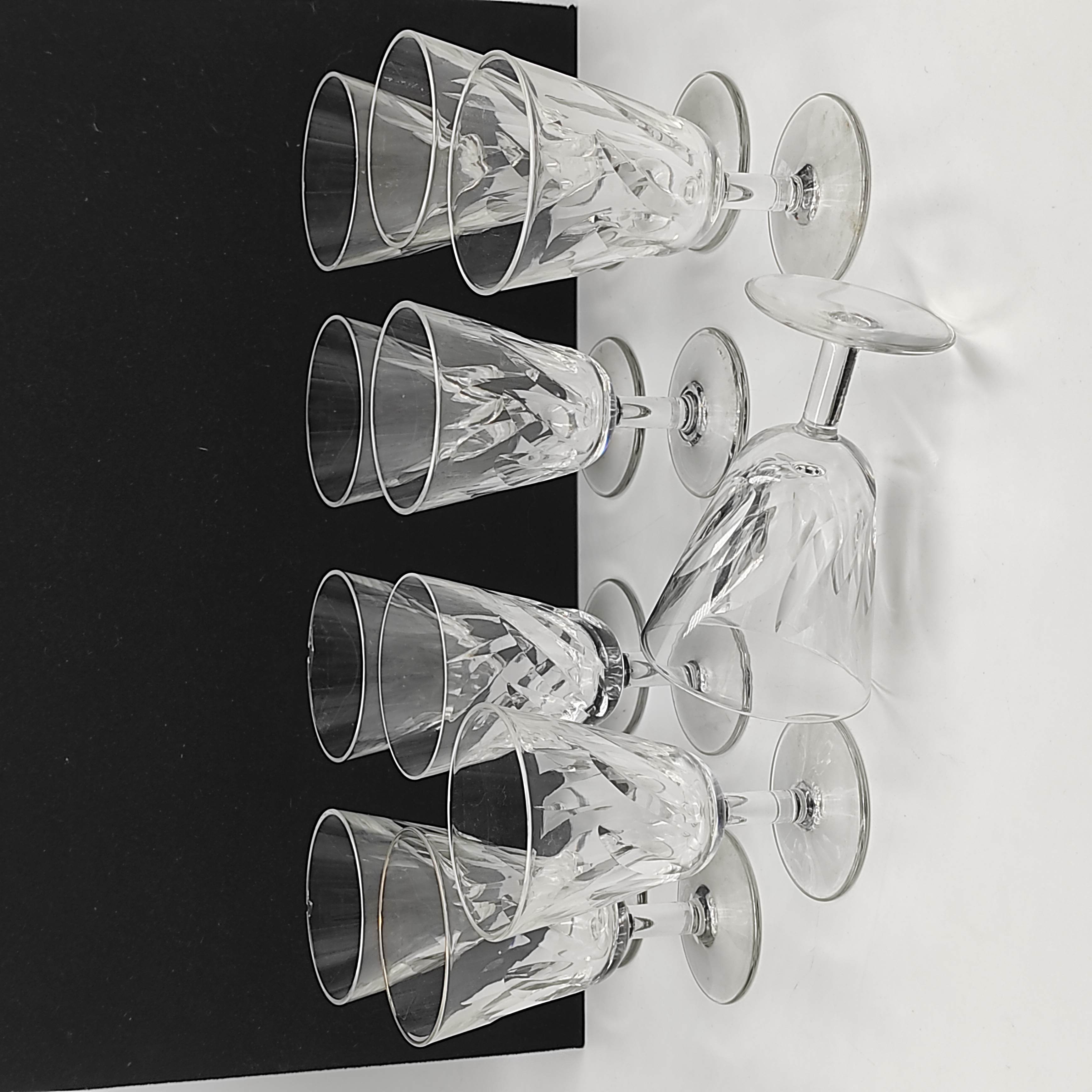 SAINT-LOUIS BIDASSOA 11 VERRES A VIN ROUGE EN CRISTAL (DONT 2 EN LETAT)