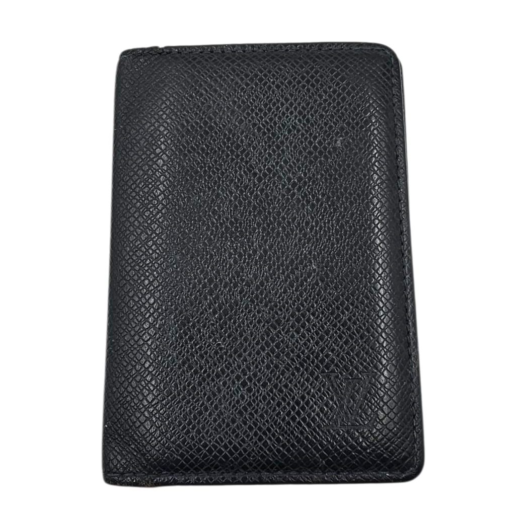 LOUIS VUITTON ETUI A CARTES DE CREDIT (MI1000) EN CUIR TAIGA VERT