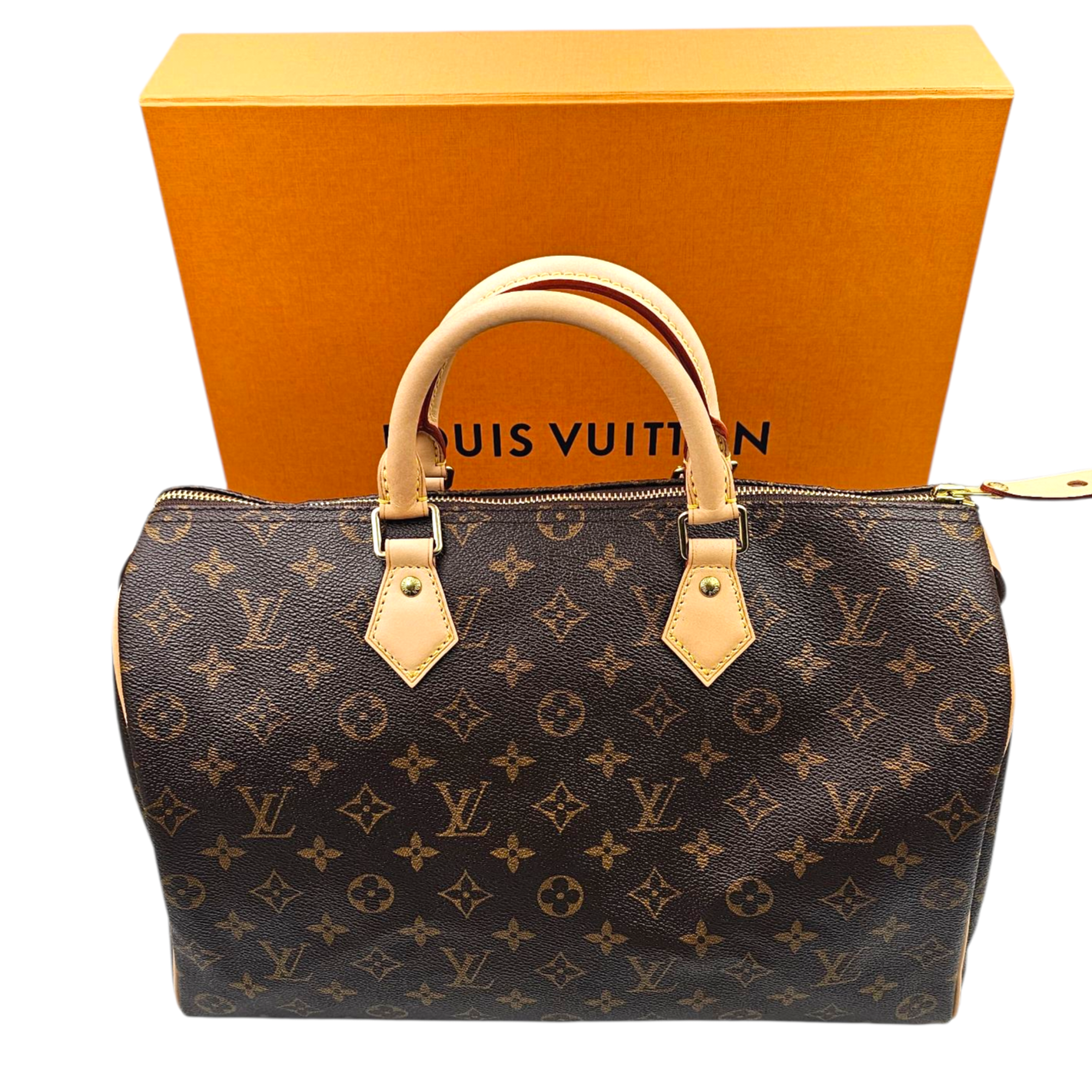 LOUIS VUITTON SAC SPEEDY 35 TOILE MONOGRAM (CT2149) + DUST BAG + BOITE / NEUF