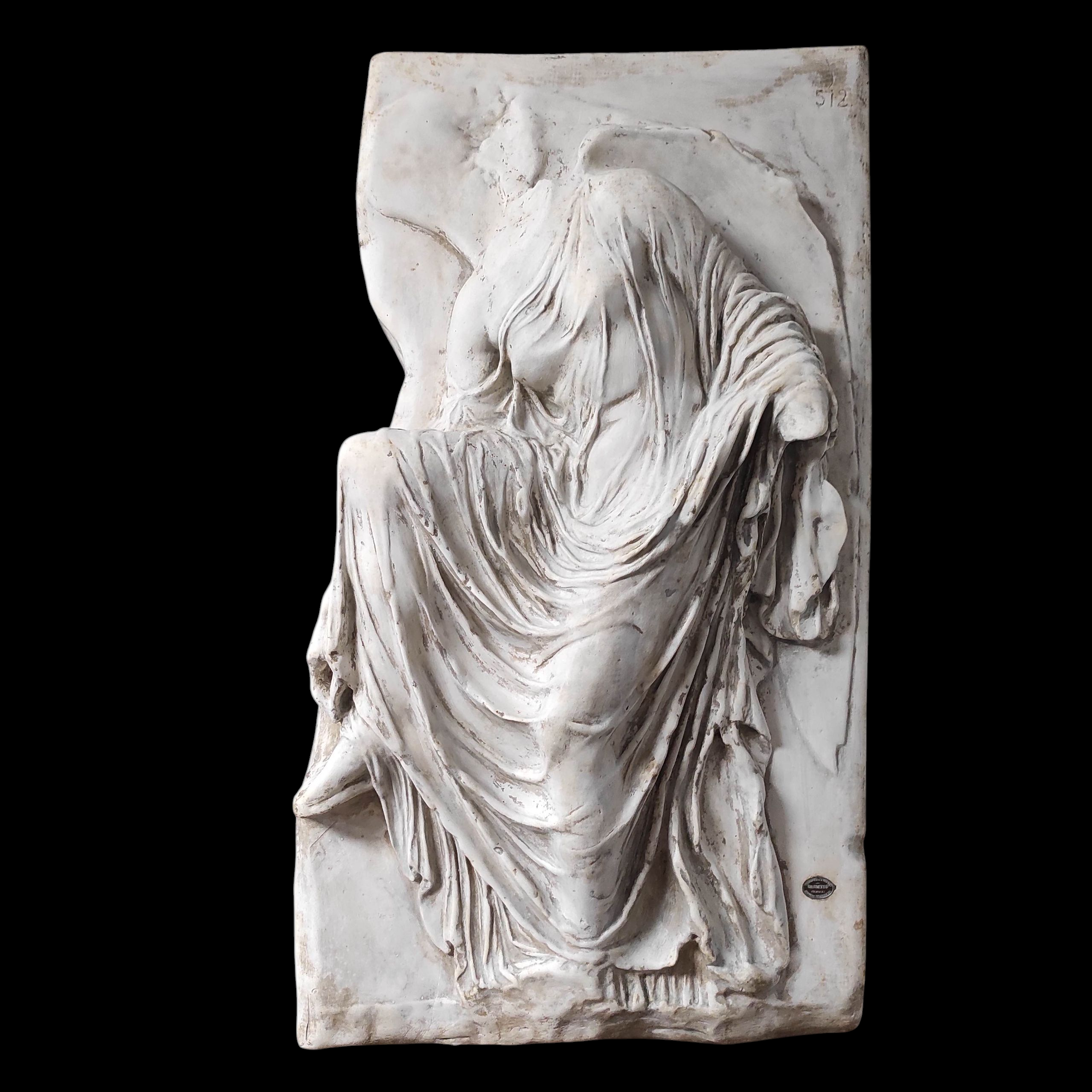 CHARLES BONNET BAS RELIEF NIKE NOUANT SA SANDALE EN PLATRE 96 x 50 CM