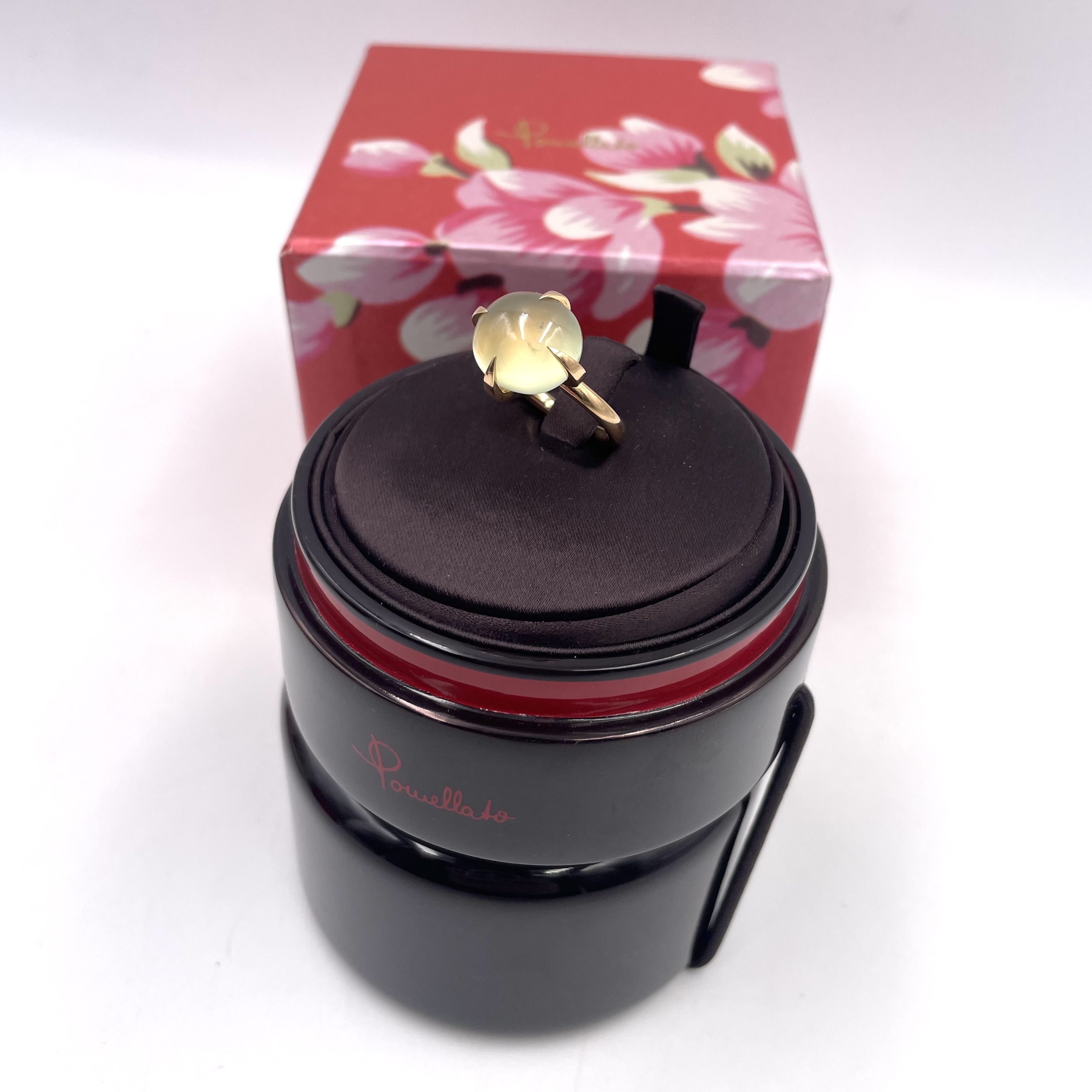 POMELLATO BAGUE VELENO EN OR (750) ET PREHENIT PB 7.20 GR T. 54 + BOITE + FACT.