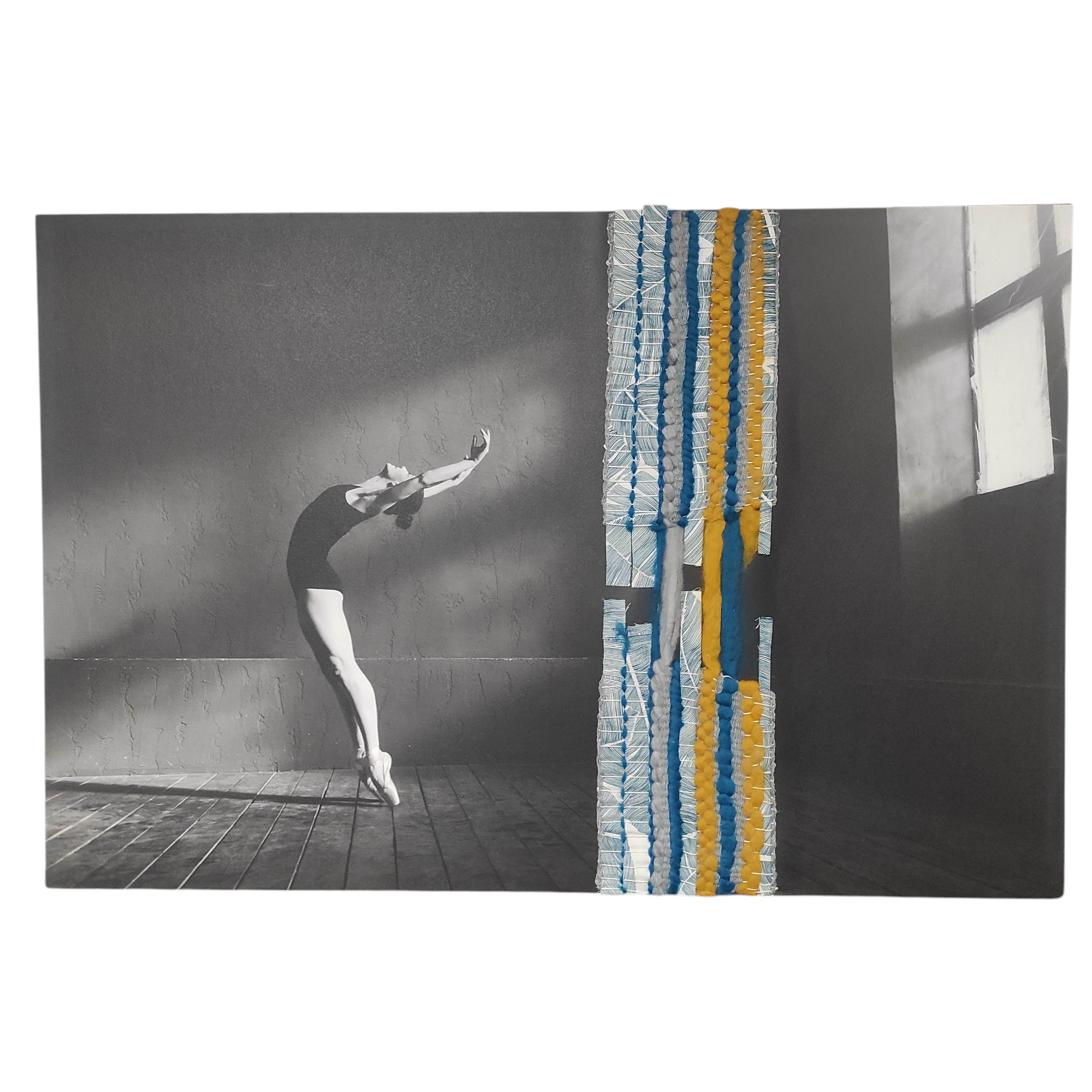 ÄGASTE TISSAGE ARTISANAL COUSU SUR PHOTO L ENVOL 119 x 80 CM