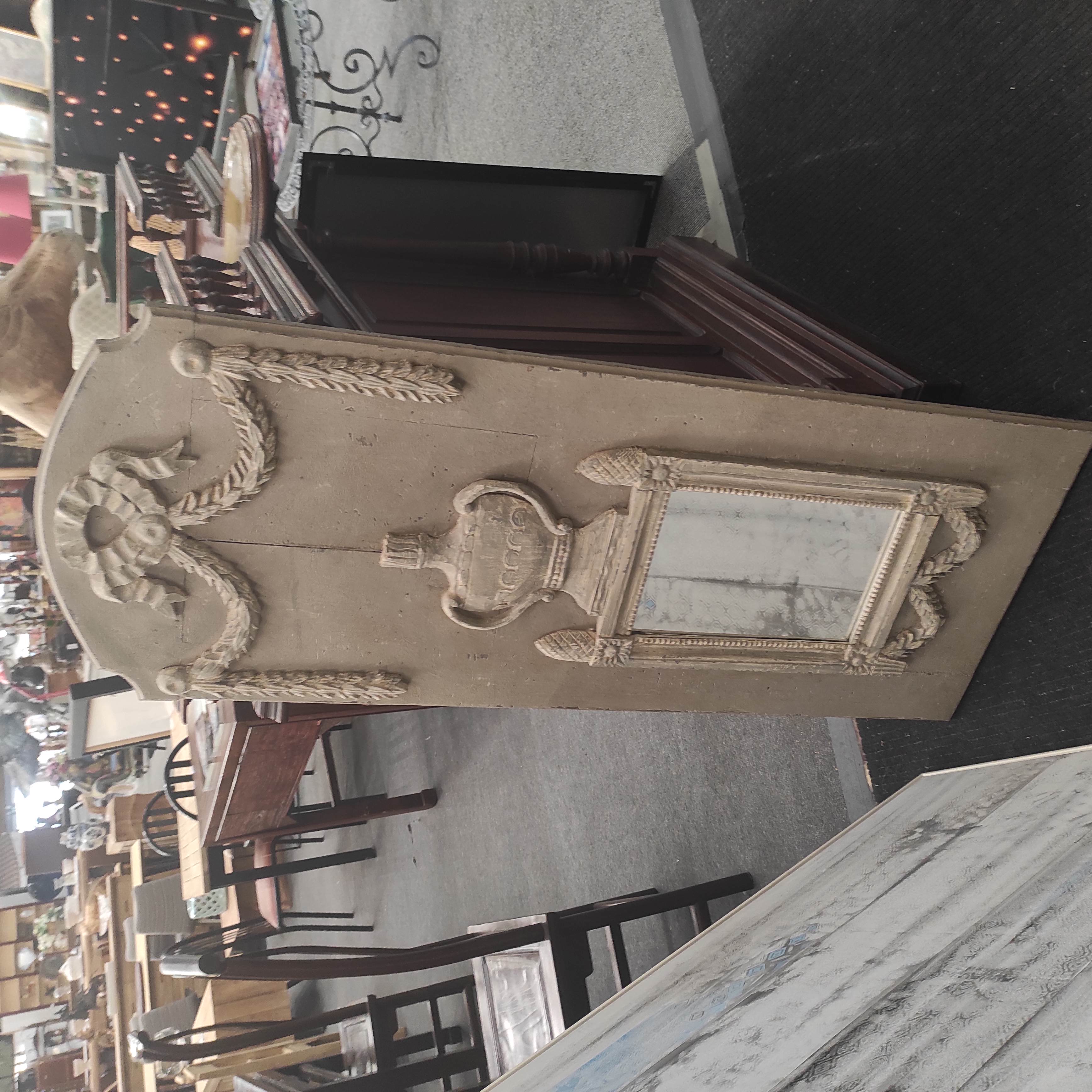 MIROIR DECOR VASE ET GUIRLANDE 54/134 CM