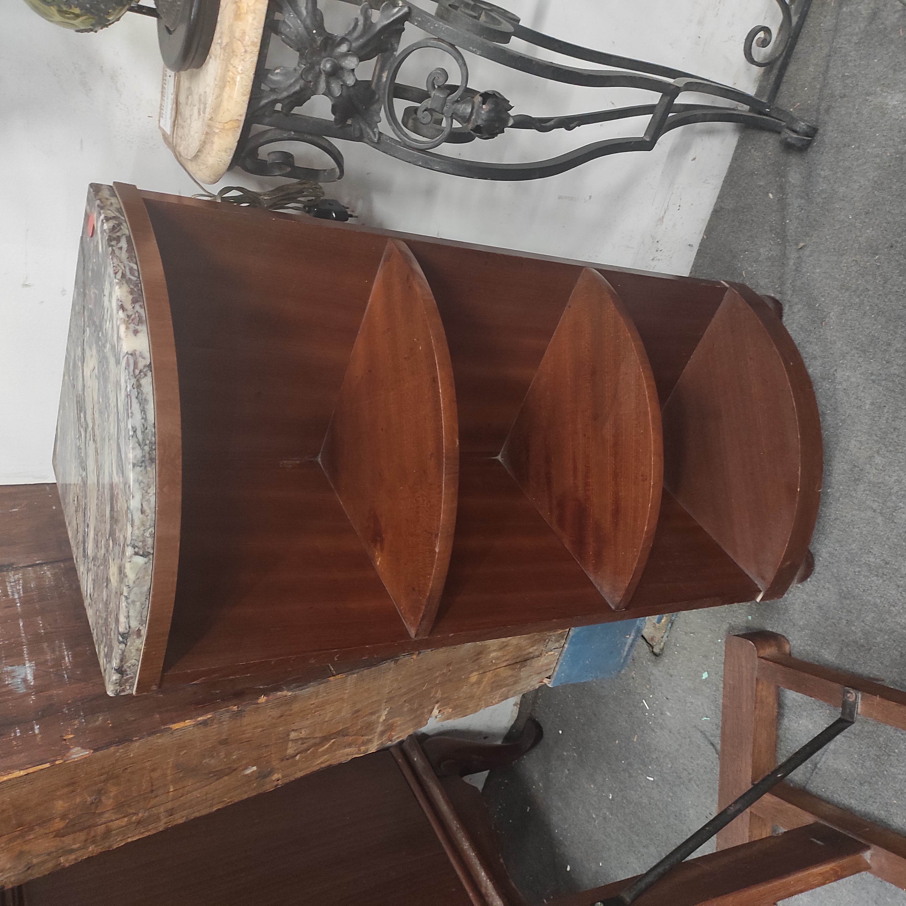 BIBUS ANGLE PLATEAU MARBRE 44/93/31 CM