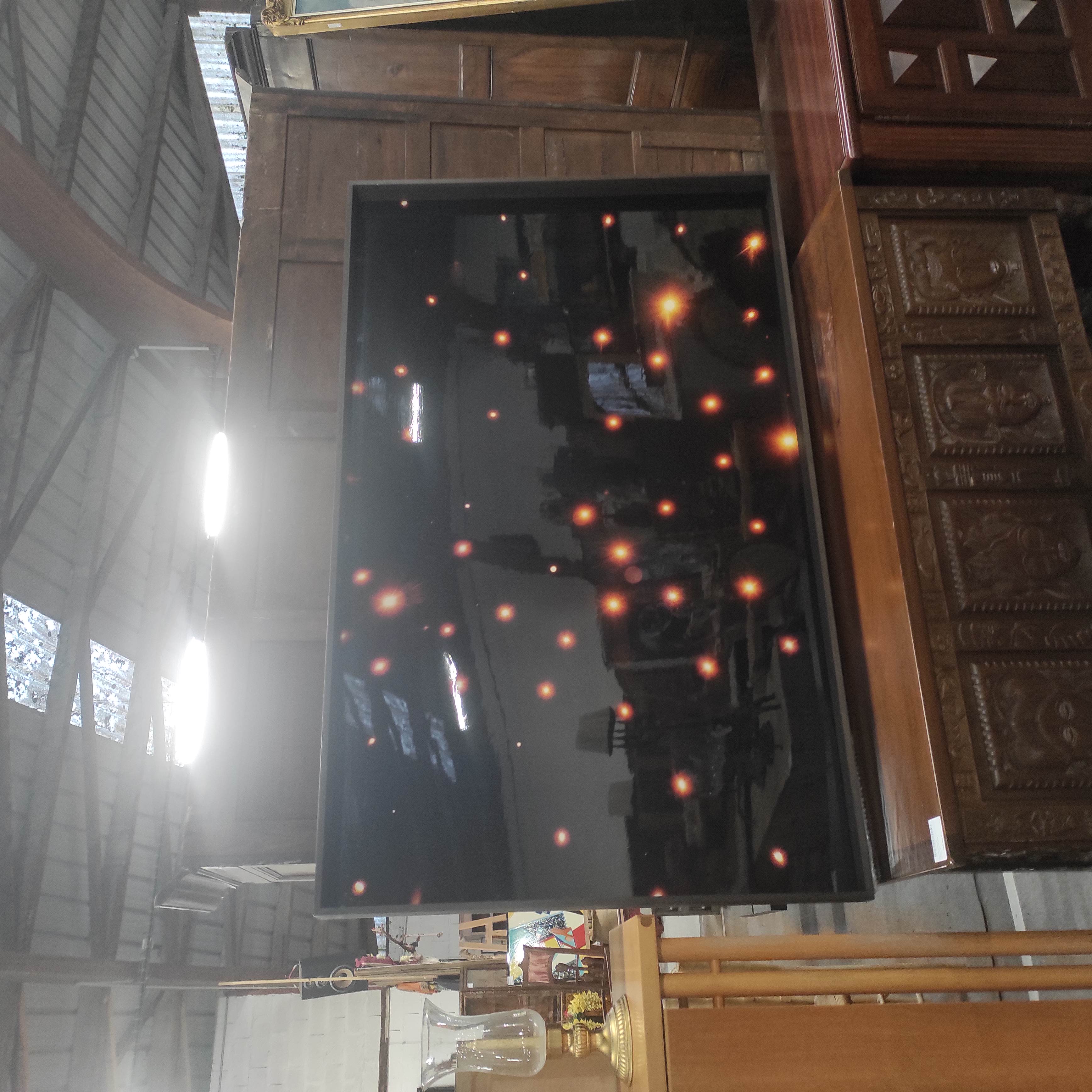 HERVE SAINT-HELIER PHOTOGRAPHIE LA NUIT ETOILEE 180/120 CM 