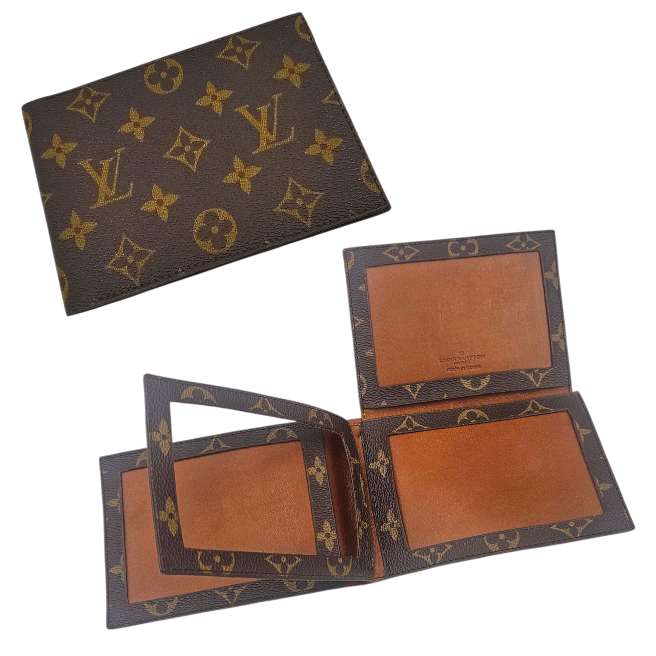 LOUIS VUITTON PORTE-PHOTOS A VOLETS EN TOILE MONOGRAM VINTAGE
