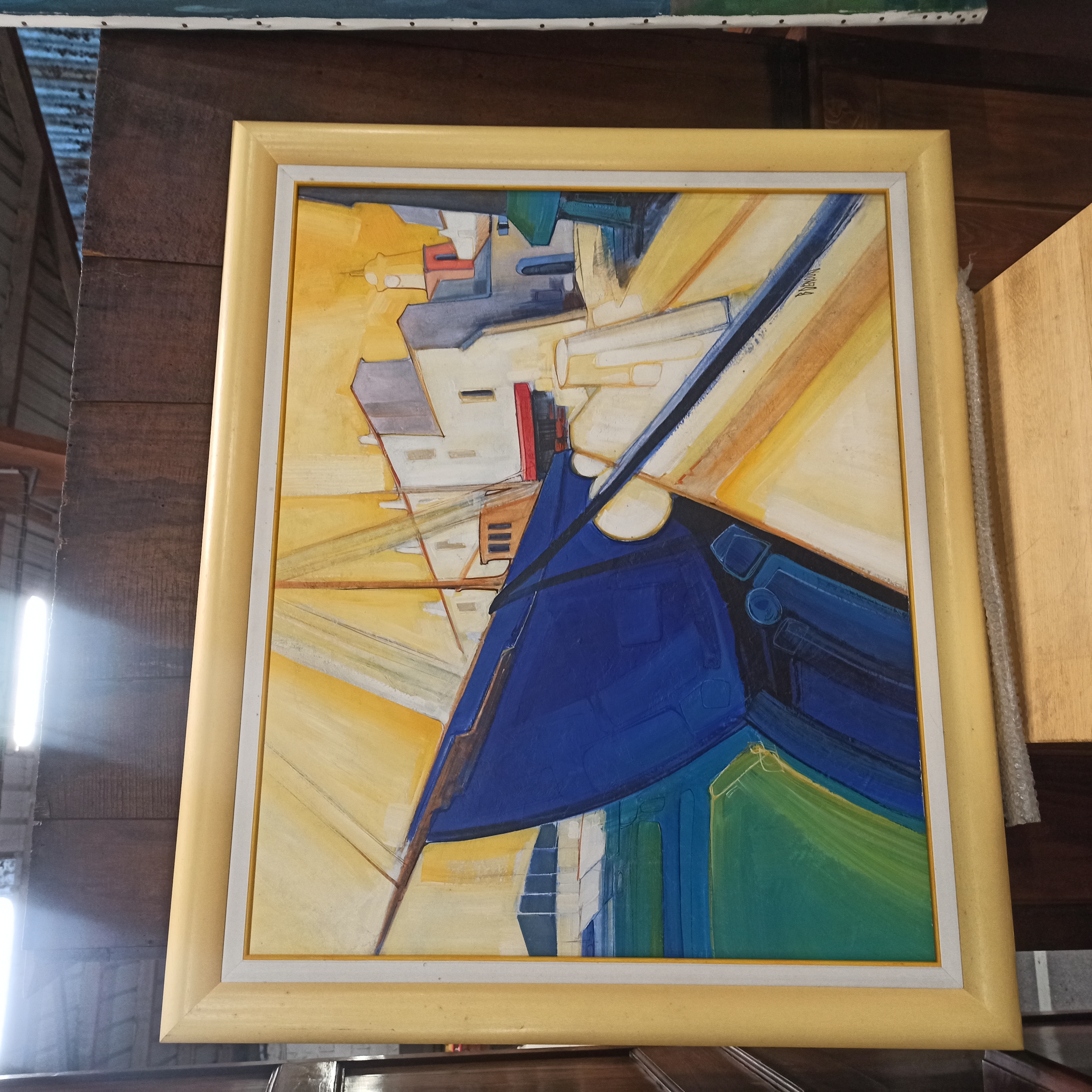 B DENOUN HST LE PORT DE SAINT TROPEZ 100 x 80 HC