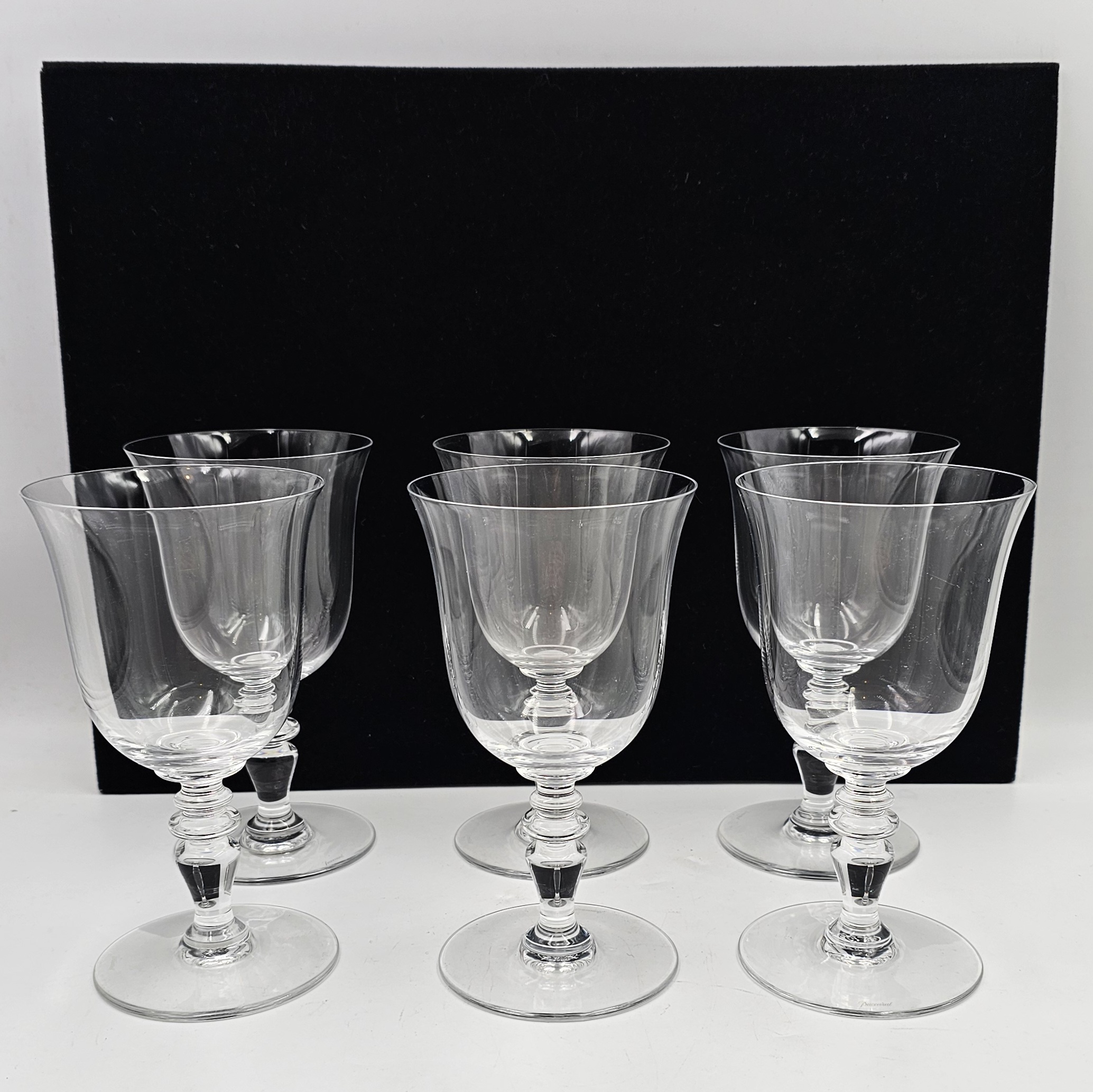 BACCARAT MODELE VENCE 6 VERRES A EAU 