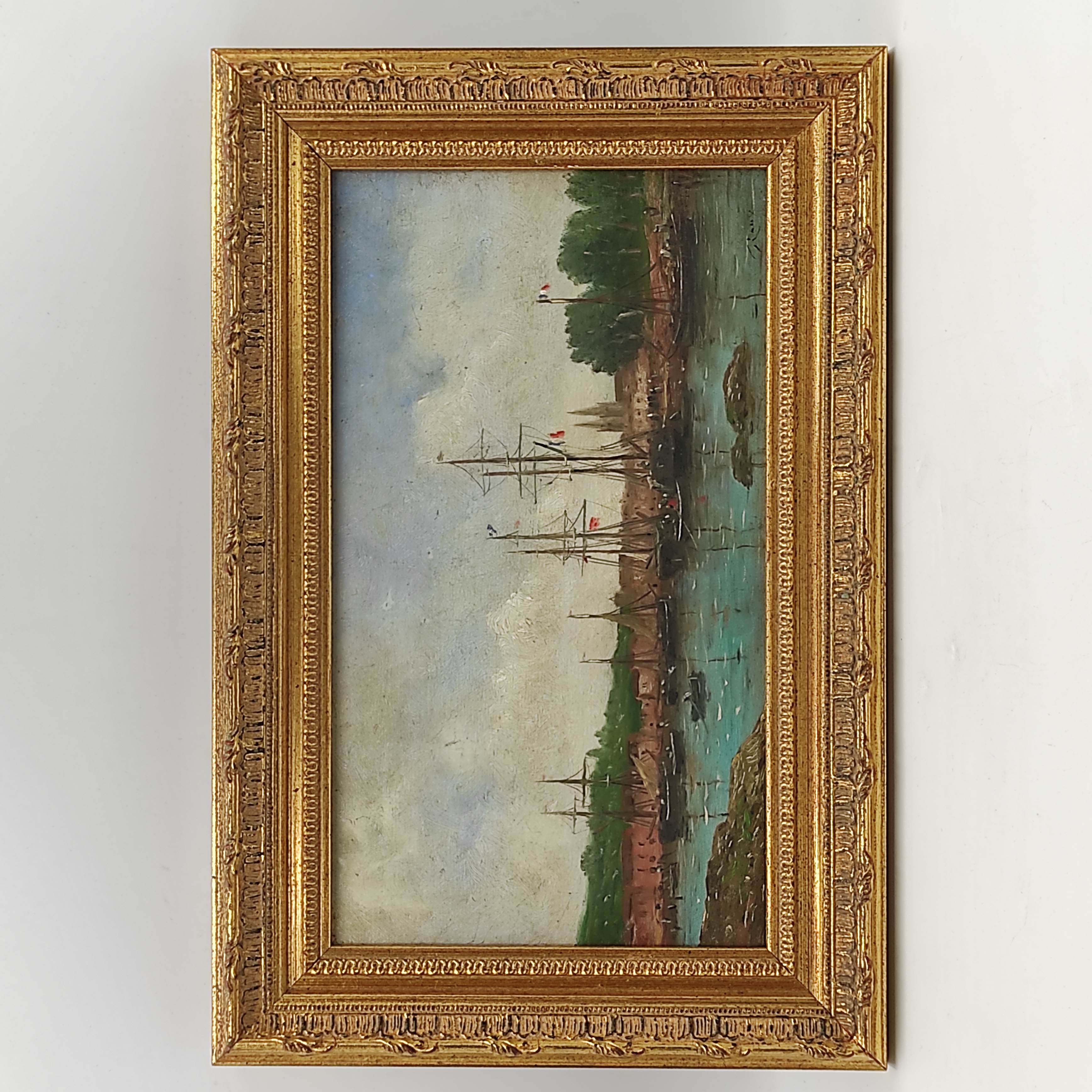 ROUX HSP VUE DU PORT 32 x 19 CM HC