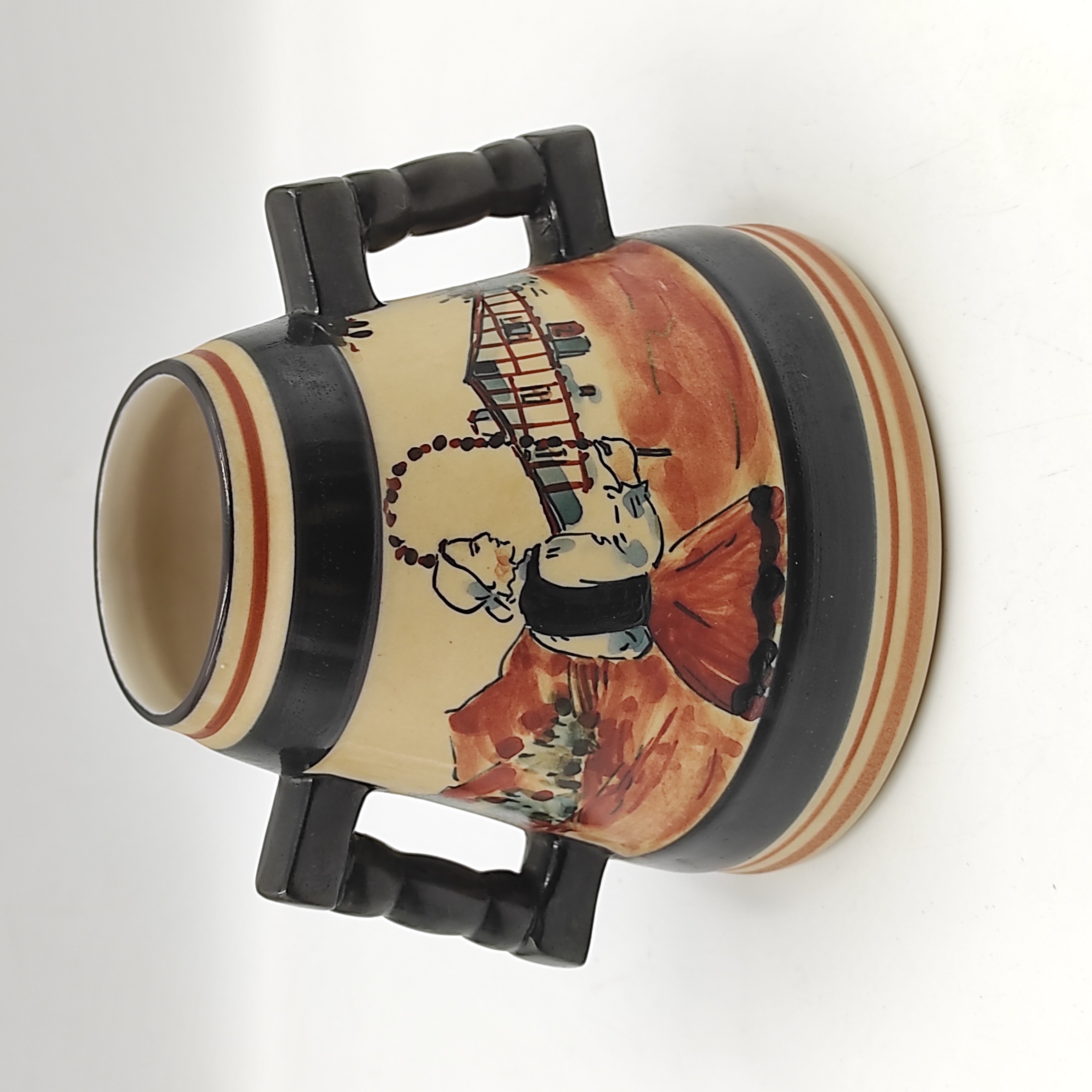 CIBOURE RF RODOLPHE FISHER FERRETA A DECOR DE DANSEUSE BASQUE H 10.5 CM