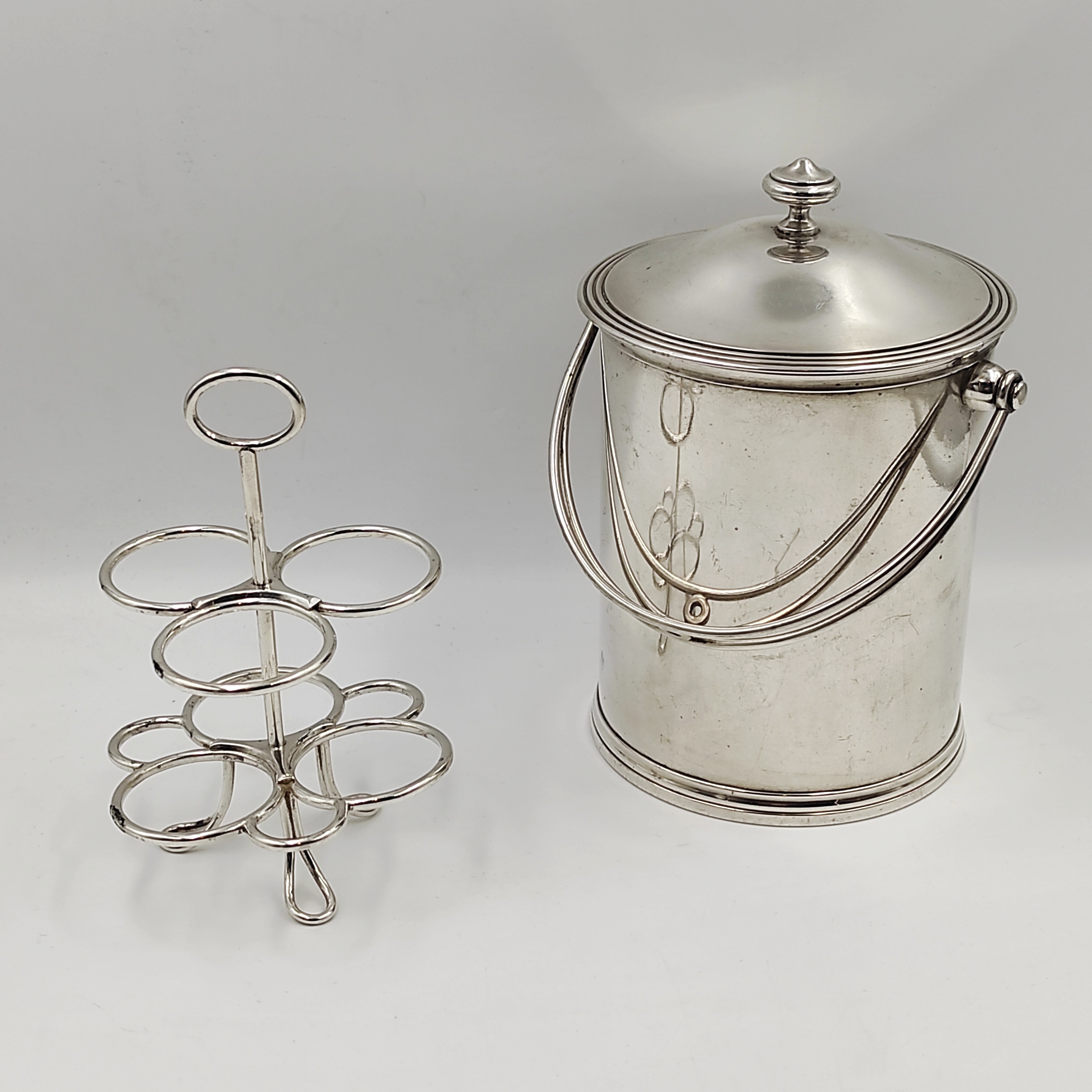 CHRISTOFLE COCOTTE / CHAUFFE-OEUF EN METAL ARGENTE