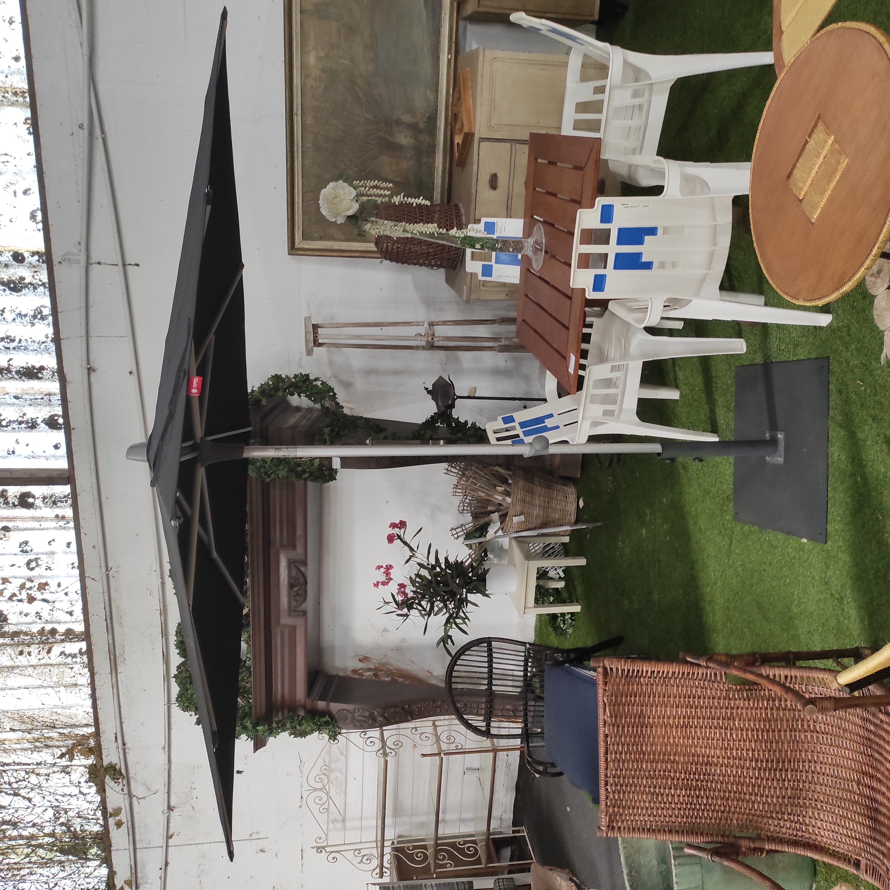 GLATZ PARASOL AVEC BASE 200/200 CM