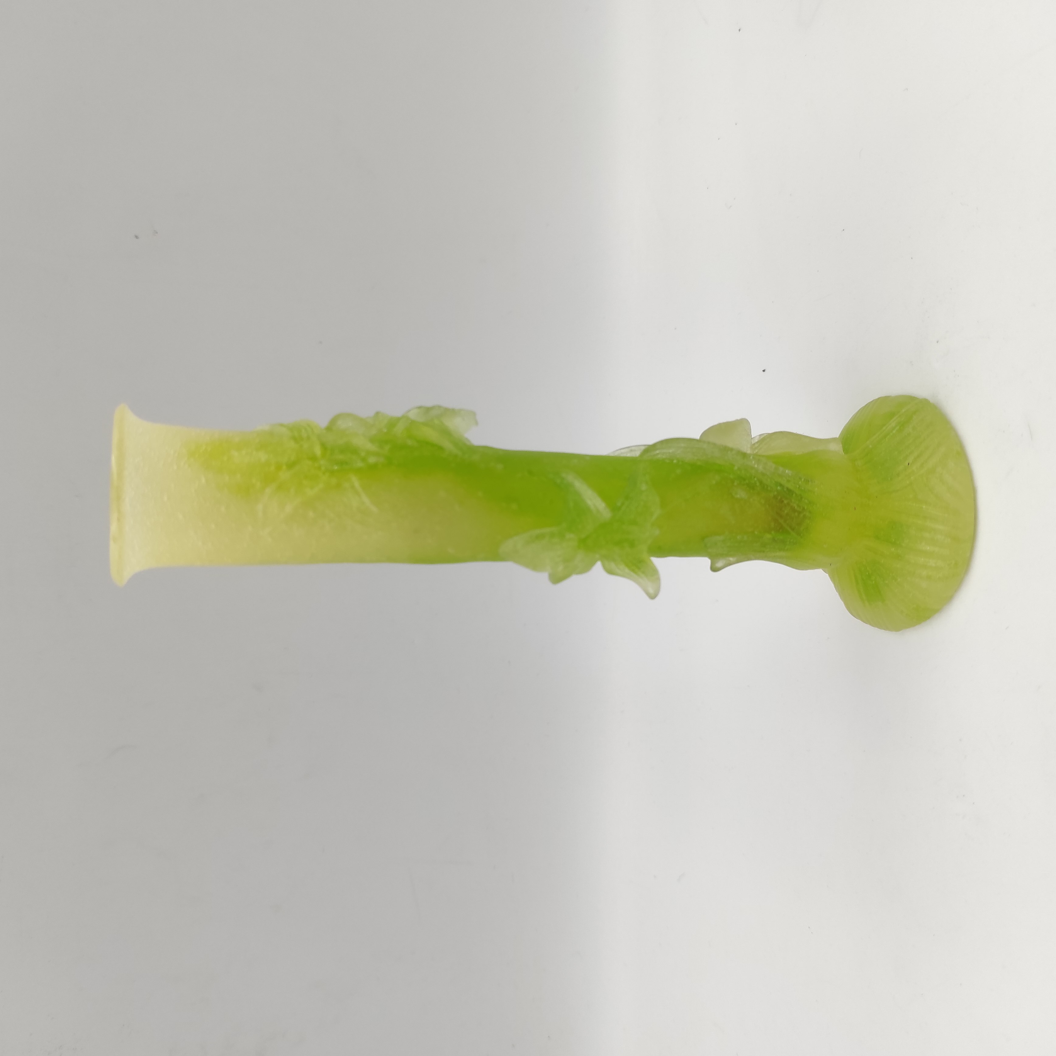 DAUM FRANCE PETIT VASE SOLIFLORE AUX NARCISSES H 15 CM