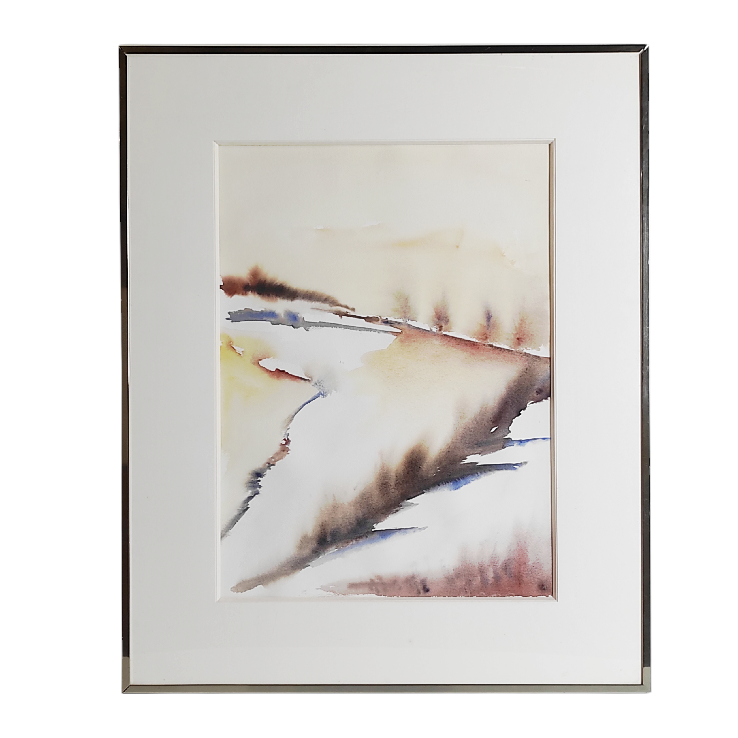 VAROQUEAUX AQUARELLE L AUTOMNE 59 x 43 CM