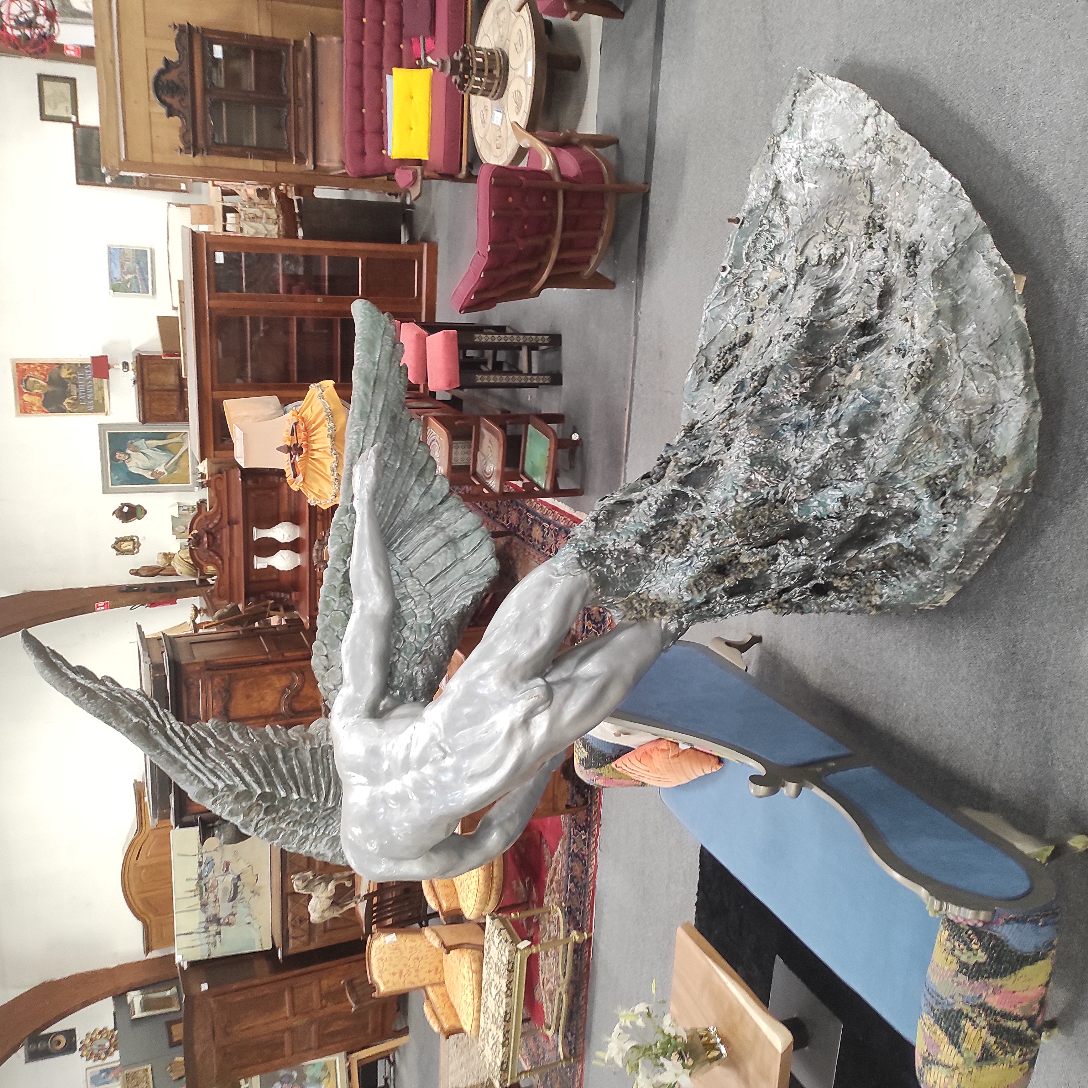 JANINE MARGALEF PINOL LA PART DES ANGES 200/340/200 CM SCULPTURE MONUMENTALE 