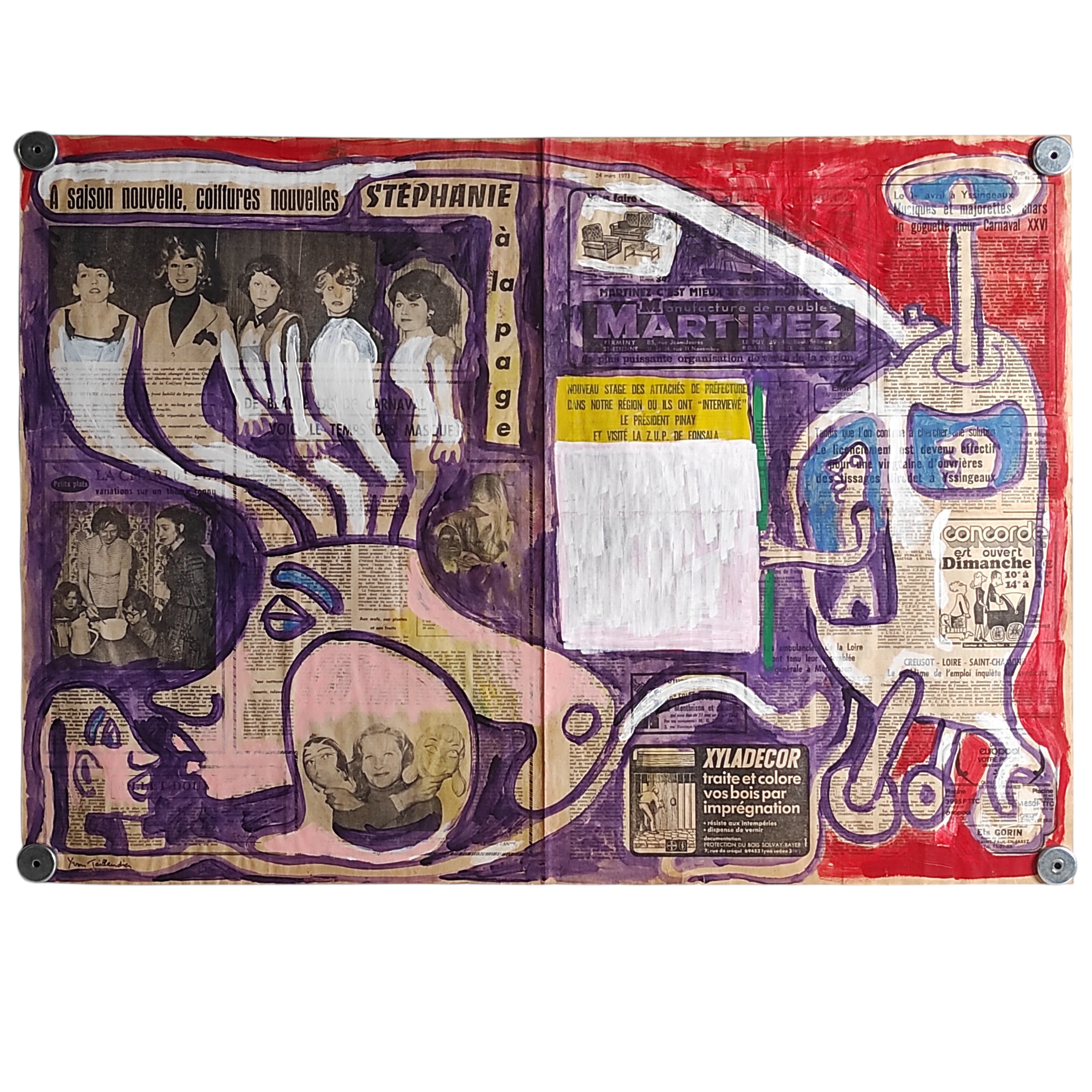 YVON TAILLANDIER STEPHANIE 84 X 58 CM