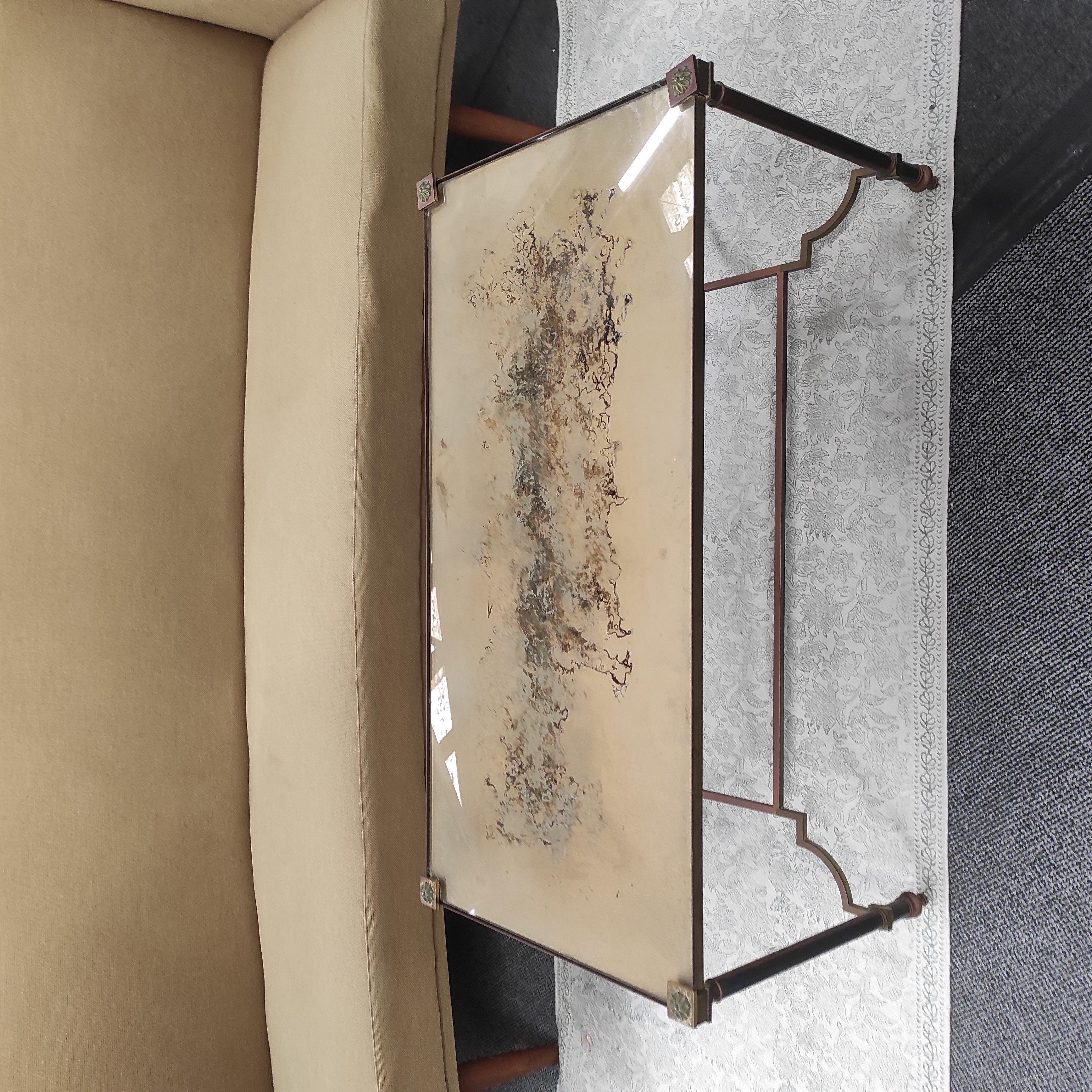 TABLE BASSE NEOCLASSIQUE 91/44/46 CM