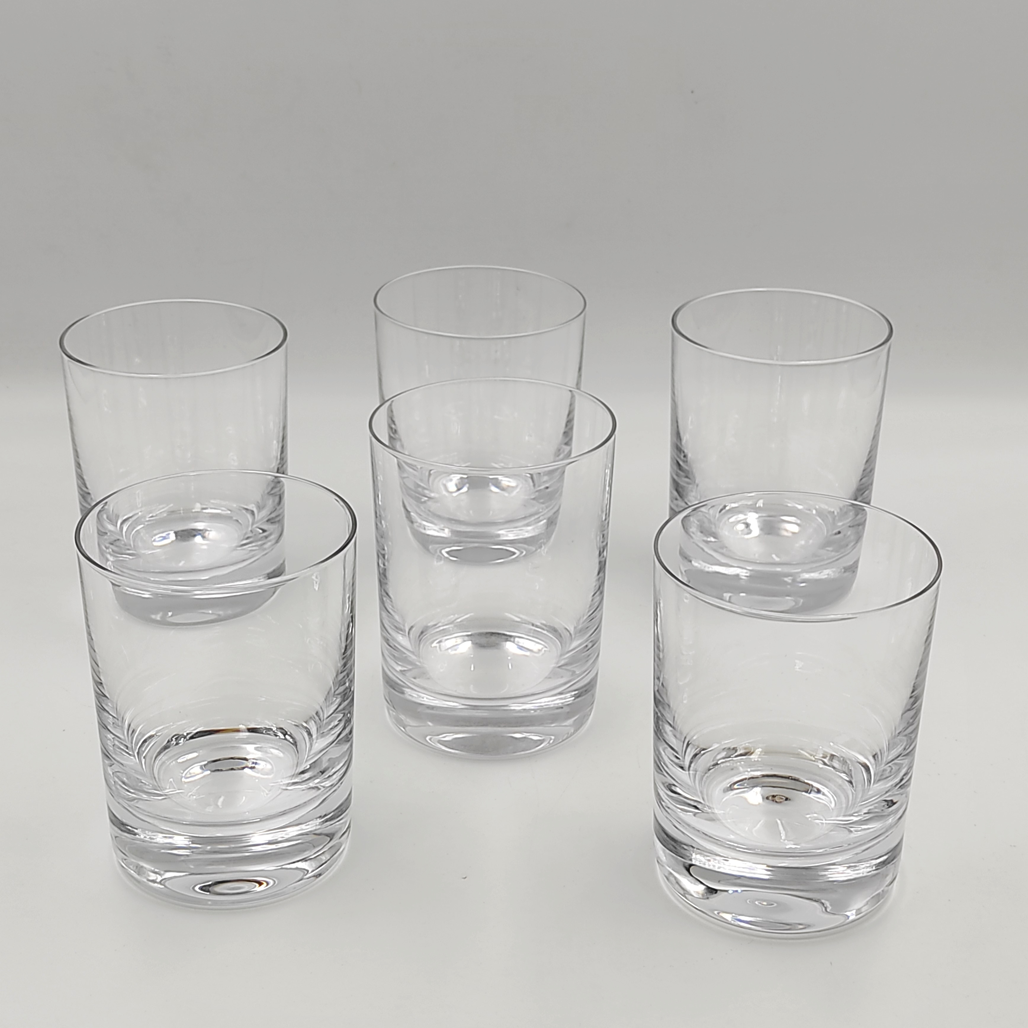 DAUM FRANCE 6 VERRES A WHISKY EN CRISTAL
