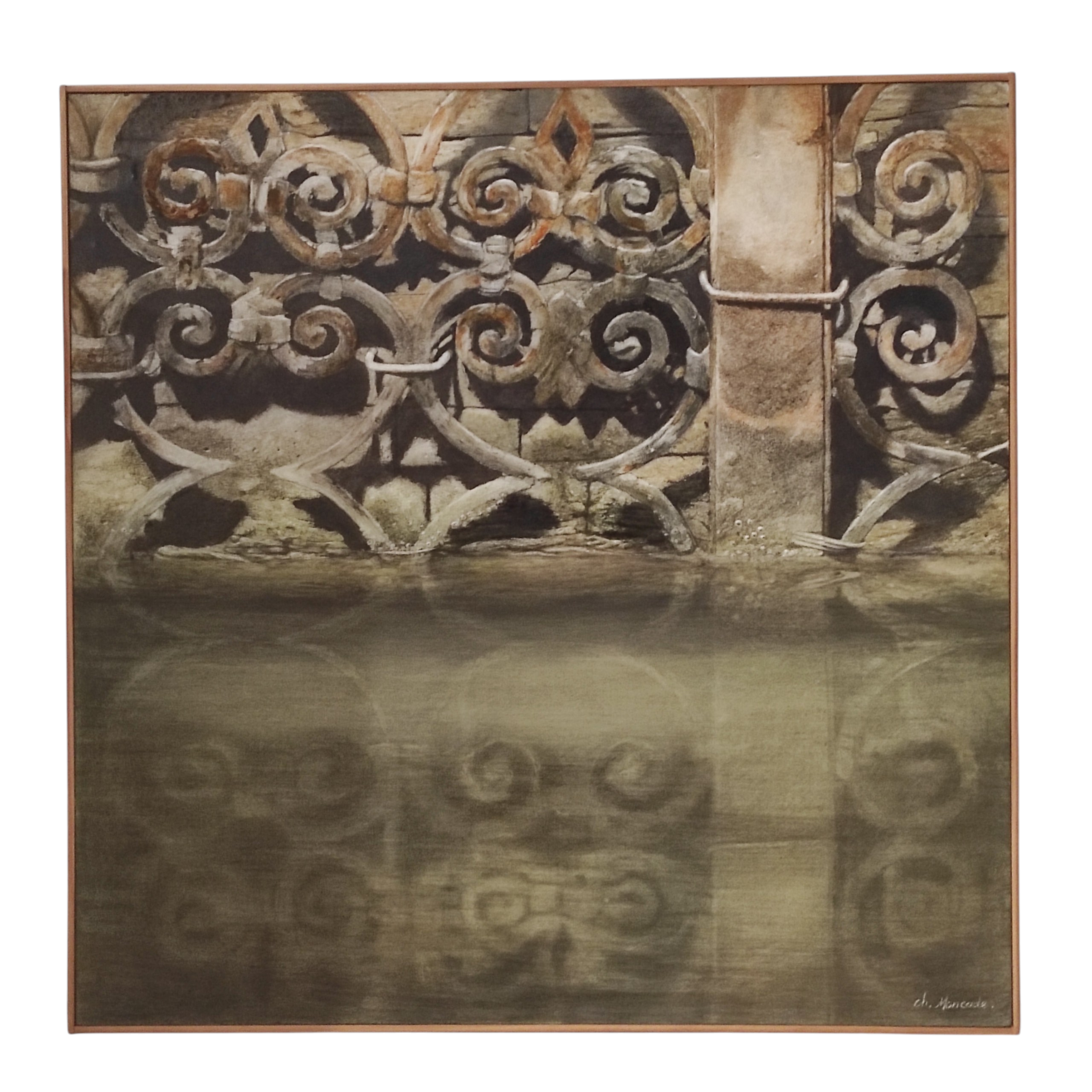 MONCADE HST GRILLE A DECOR D ARABESQUES 60 x 60 CM