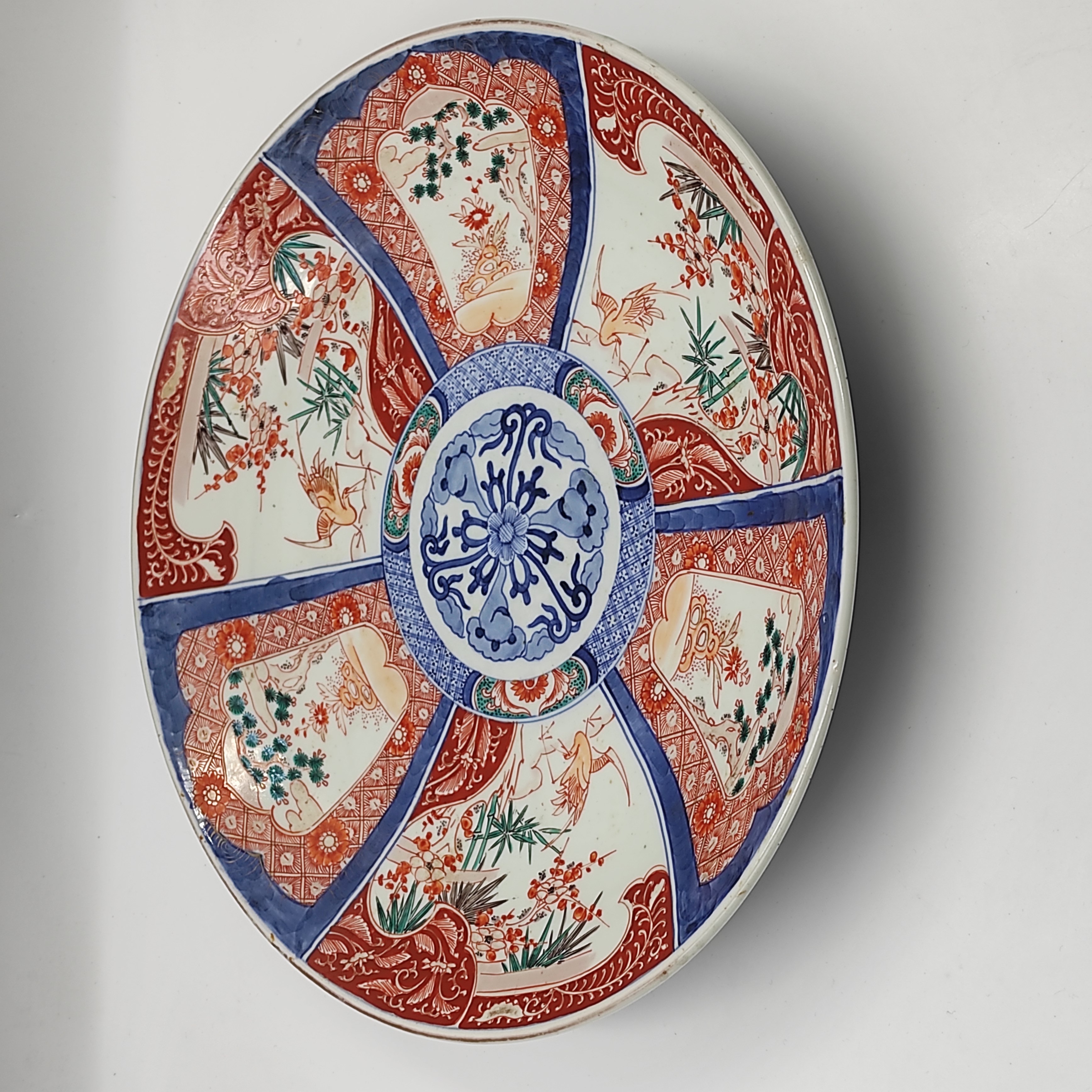 PLAT JAPONAIS IMARI PERIODE MEIJI DIAM 33.7 CM
